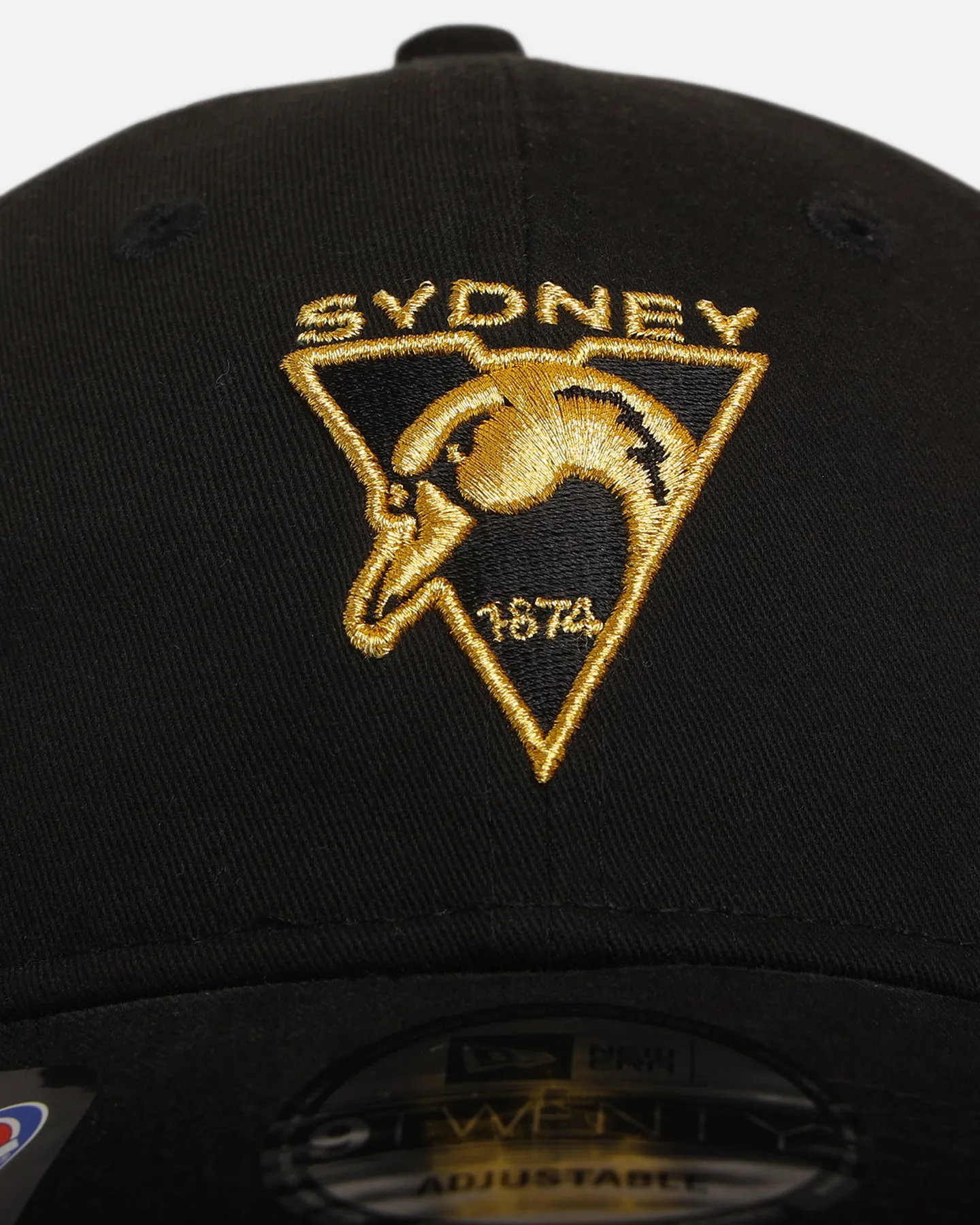 New Era Sydney Swans 'AFL Black & Gold' 9TWENTY Strapback Black/Gold sold by Culture Kings product image thumbnail 5