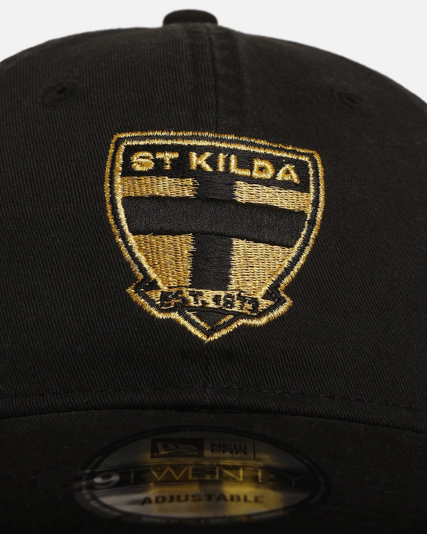 New Era St Kilda Saints 'AFL Black & Gold' 9TWENTY Strapback Black/Gold sold by Culture Kings product image thumbnail 5