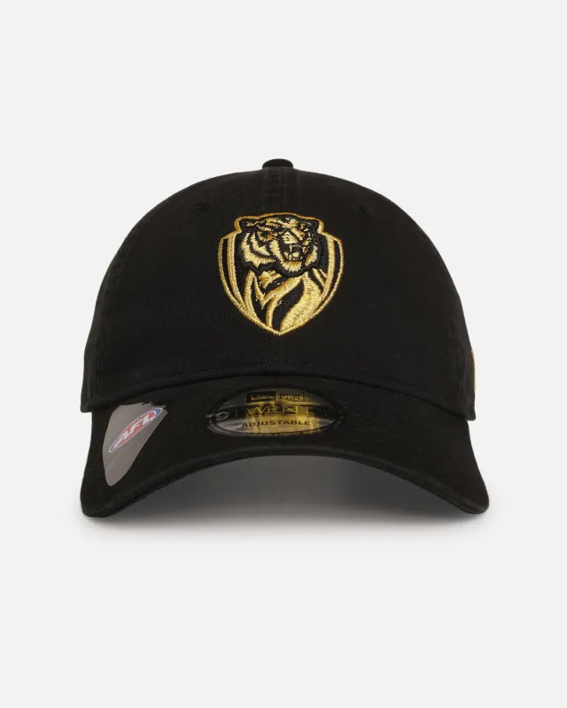 New Era Richmond Tigers 'AFL Black & Gold' 9TWENTY Strapback Black/Gold sold by Culture Kings