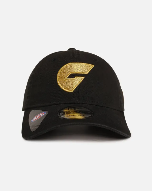 New Era Greater Western Sydney Giants 'AFL Black & Gold' 9TWENTY Strapback Black/Gold sold by Culture Kings