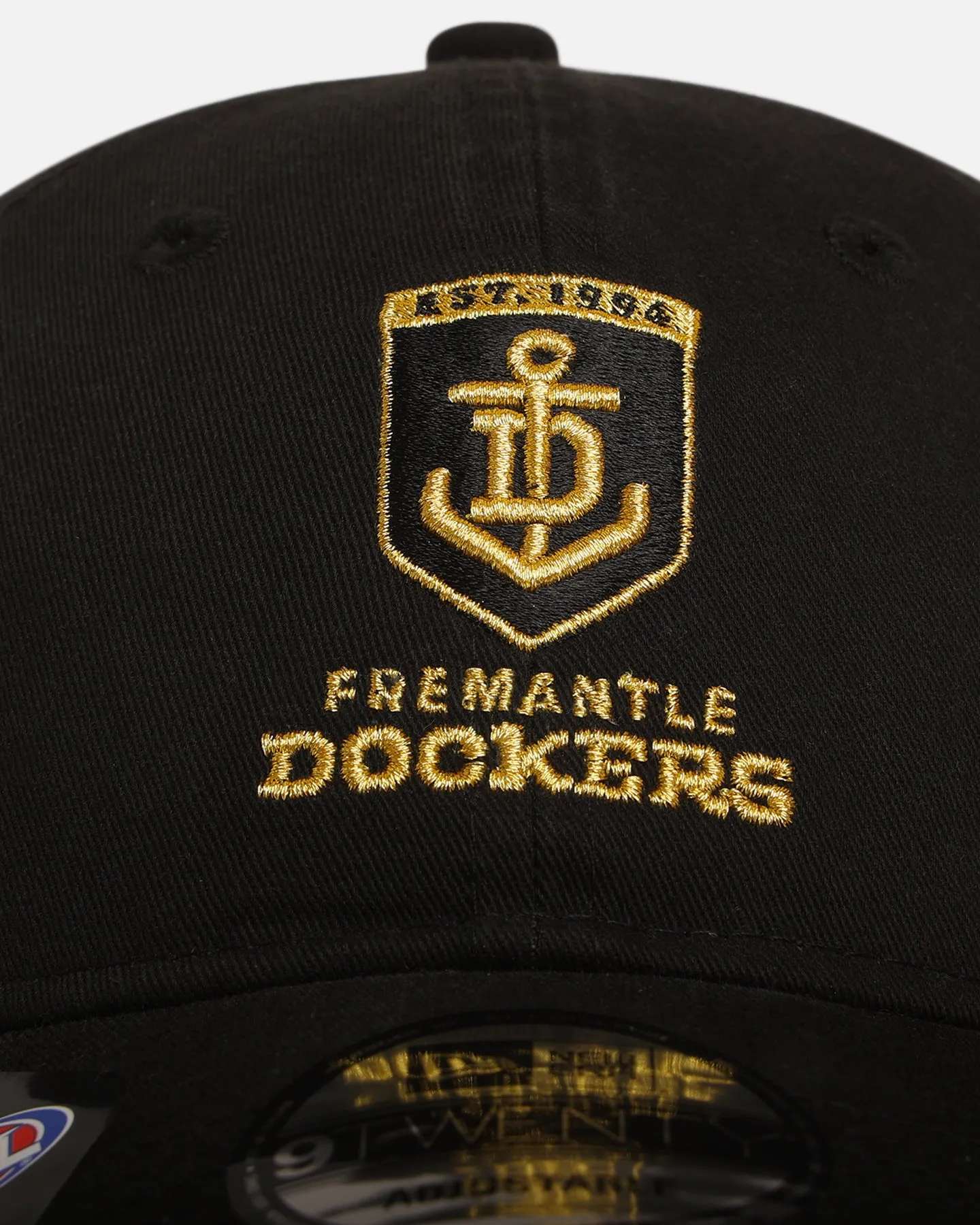 New Era Fremantle Dockers 'AFL Black & Gold' 9TWENTY Strapback Black/Gold sold by Culture Kings product image thumbnail 5