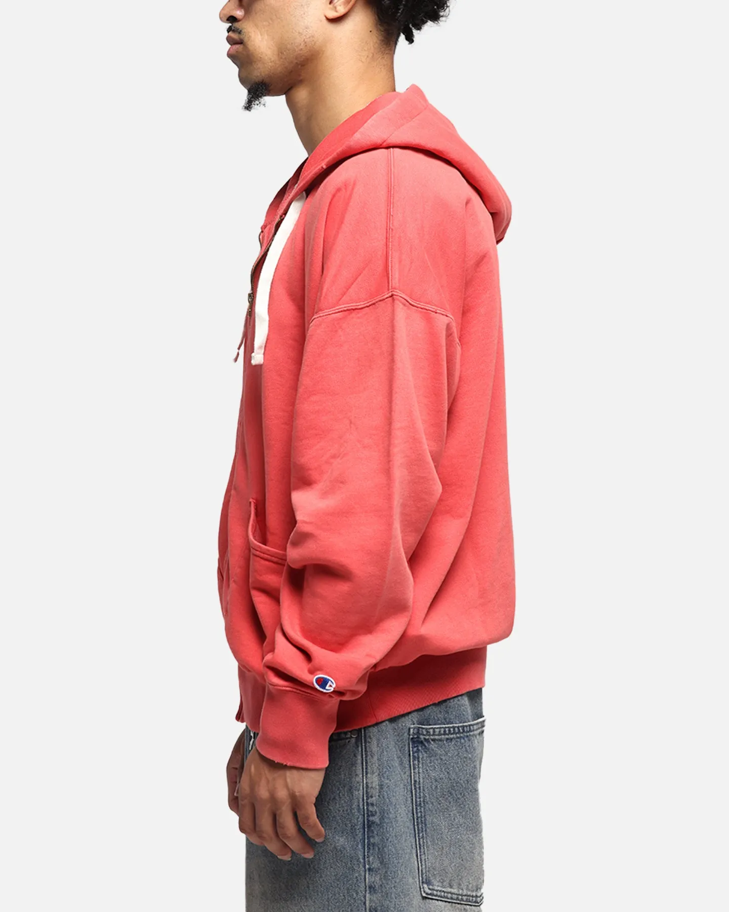 Champion Time Capsule Full Zip-Through Hoodie Red sold by Culture Kings product image thumbnail 5