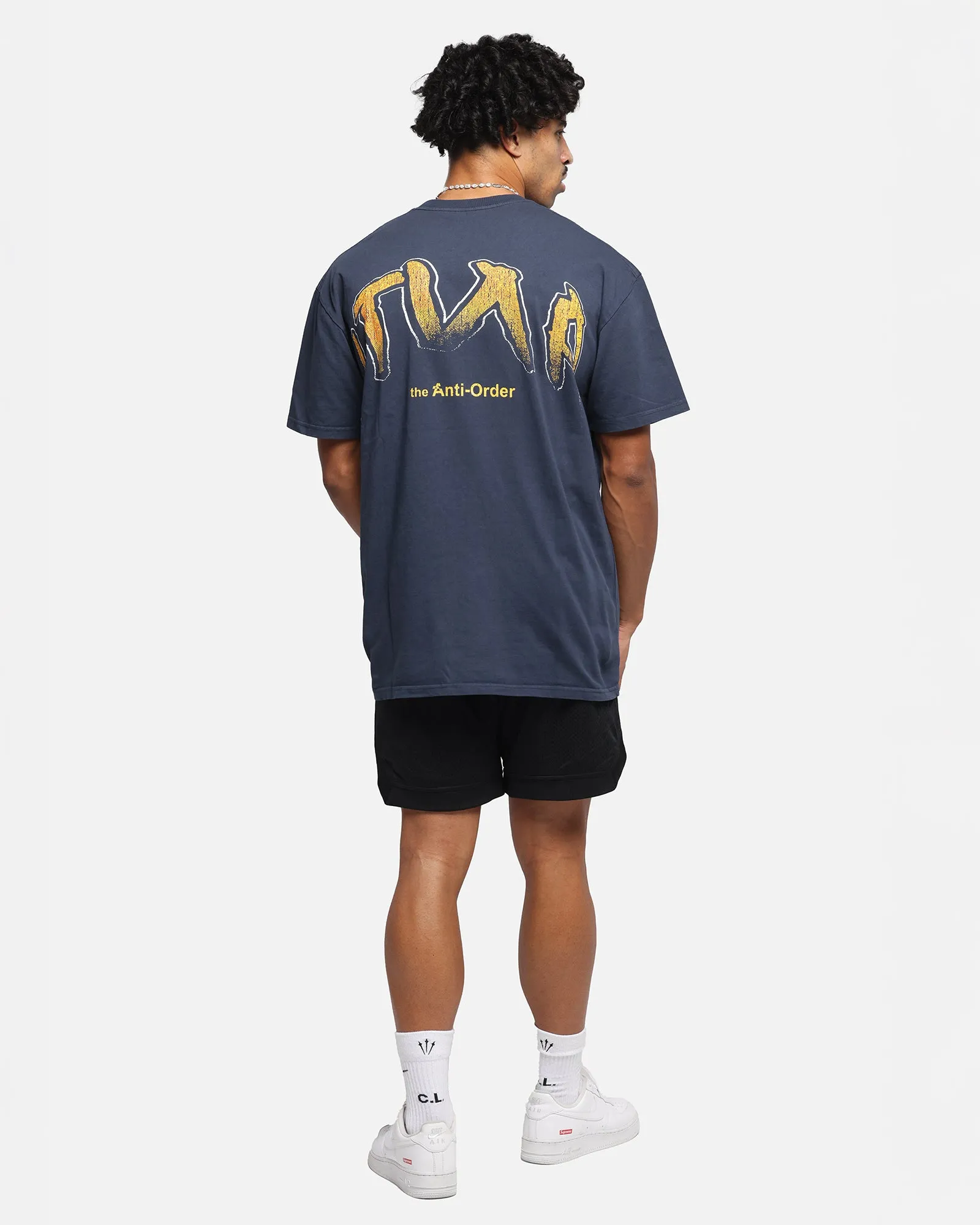 The Anti Order Anti Collegate Boxy T-Shirt Navy sold by Culture Kings product image thumbnail 3
