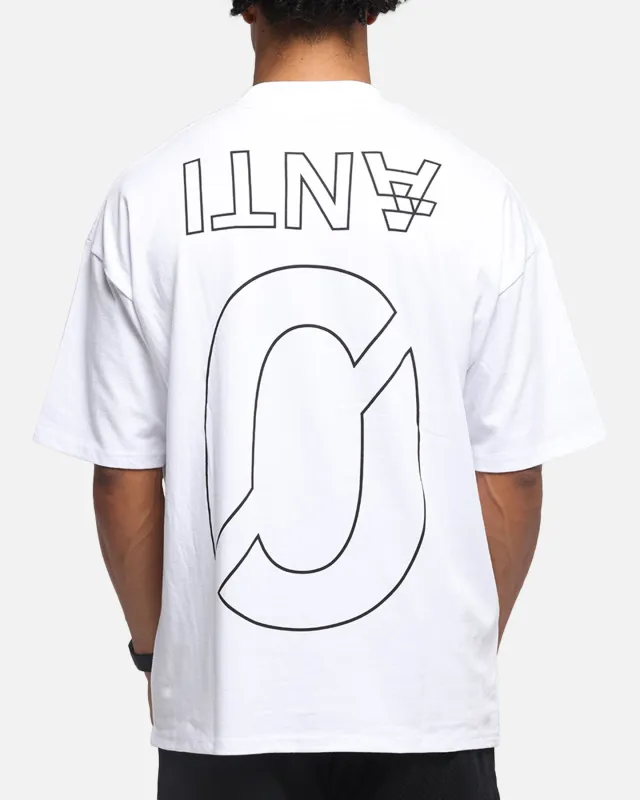 The Anti Order Azero Stencil Mock Neck T-Shirt White sold by Culture Kings