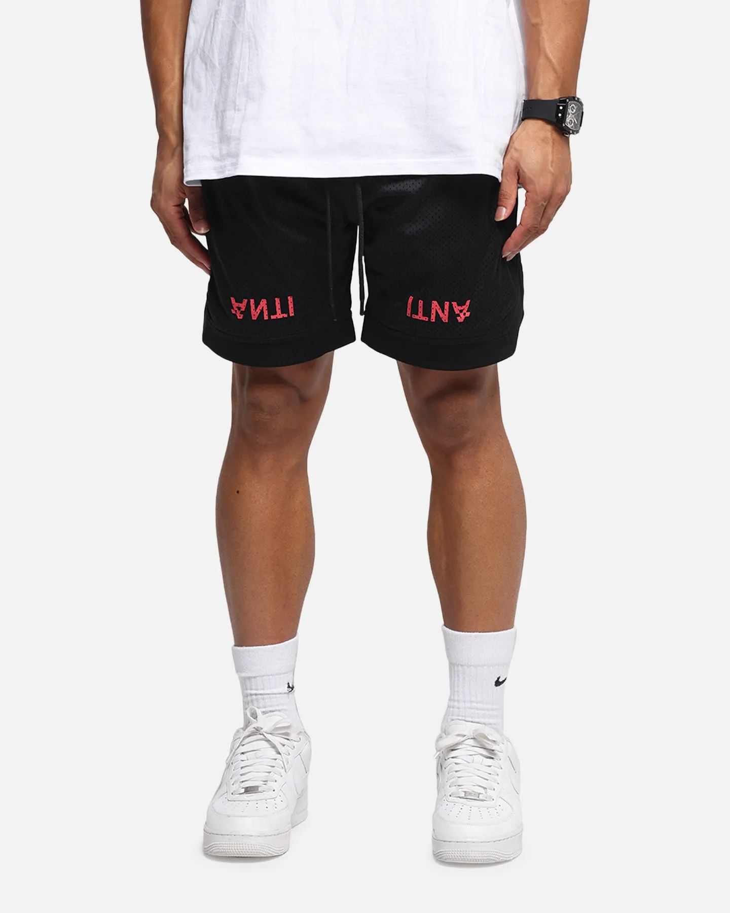 The Anti Order Post Season Basketball Shorts Black/Red sold by Culture Kings