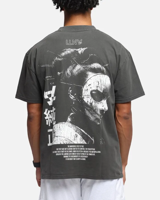 The Anti Order Truth In Chaos Boxy T-Shirt Black Wash sold by Culture Kings