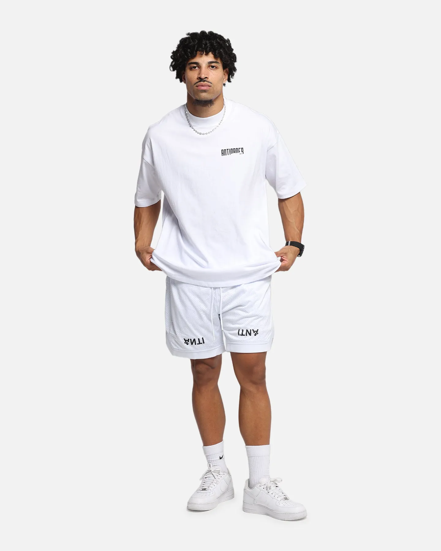 The Anti Order Ryuken Mock Neck T-Shirt White sold by Culture Kings product image thumbnail 4