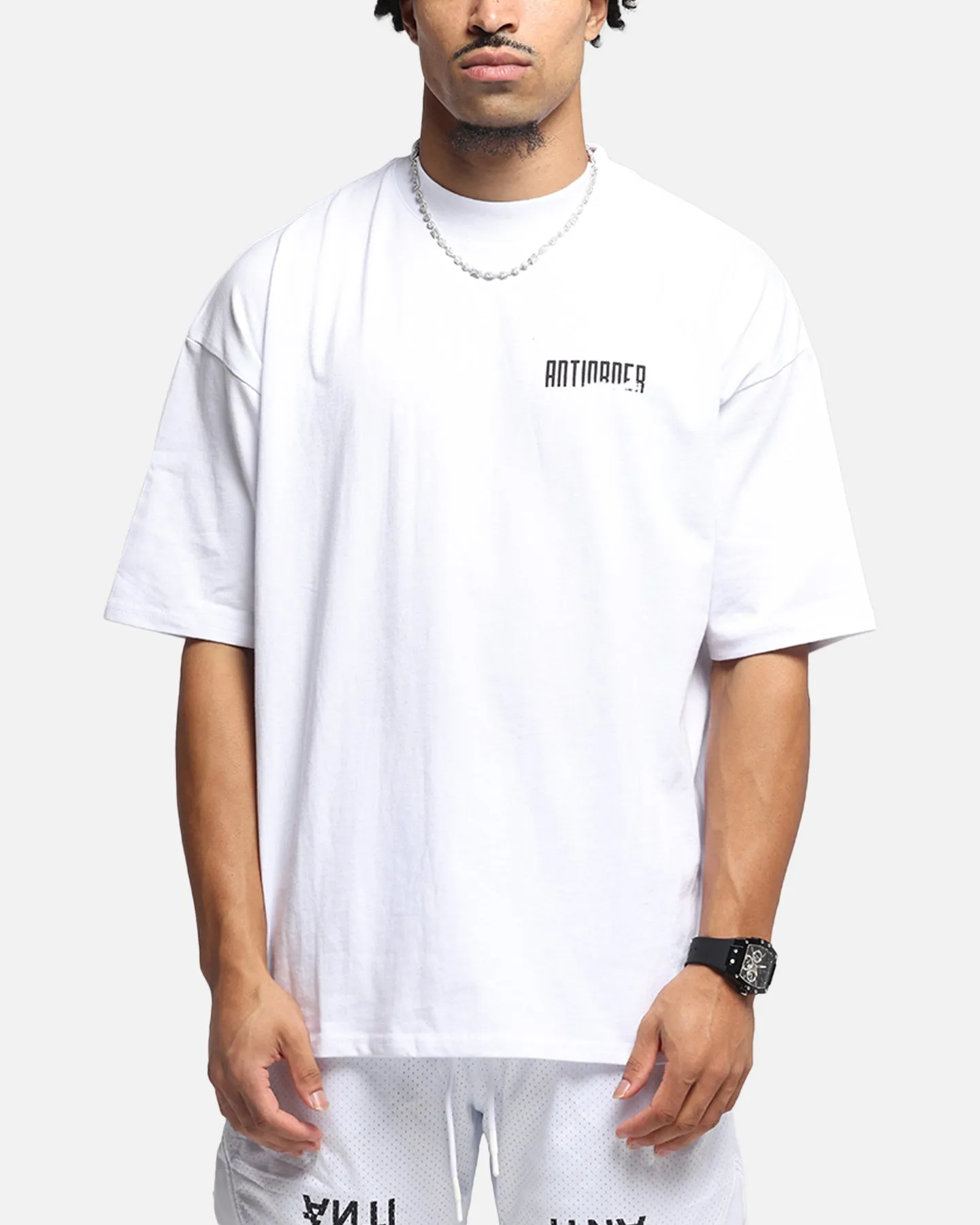 The Anti Order Ryuken Mock Neck T-Shirt White sold by Culture Kings product image thumbnail 2