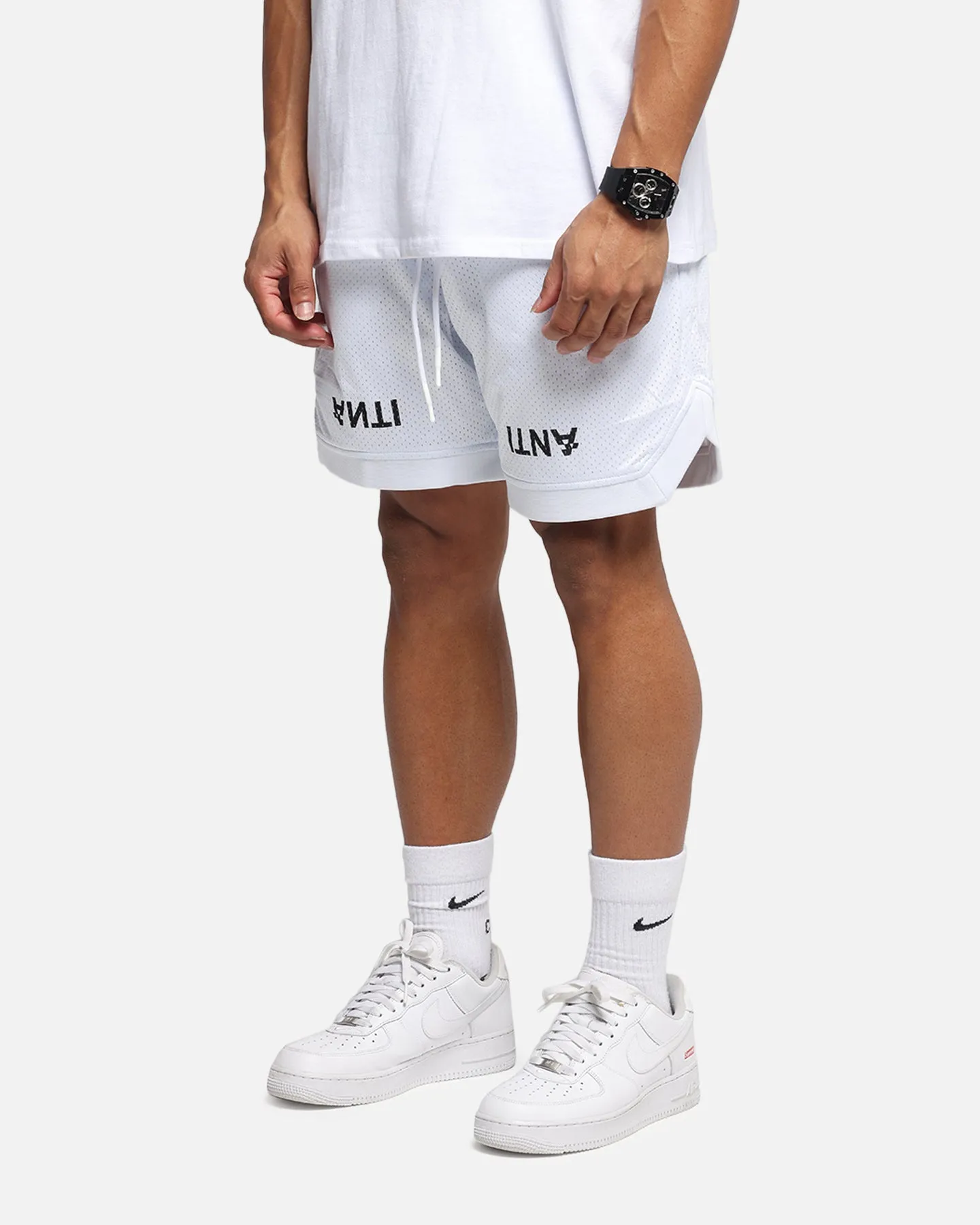 The Anti Order Post Season Basketball Shorts White/Black sold by Culture Kings product image thumbnail 5
