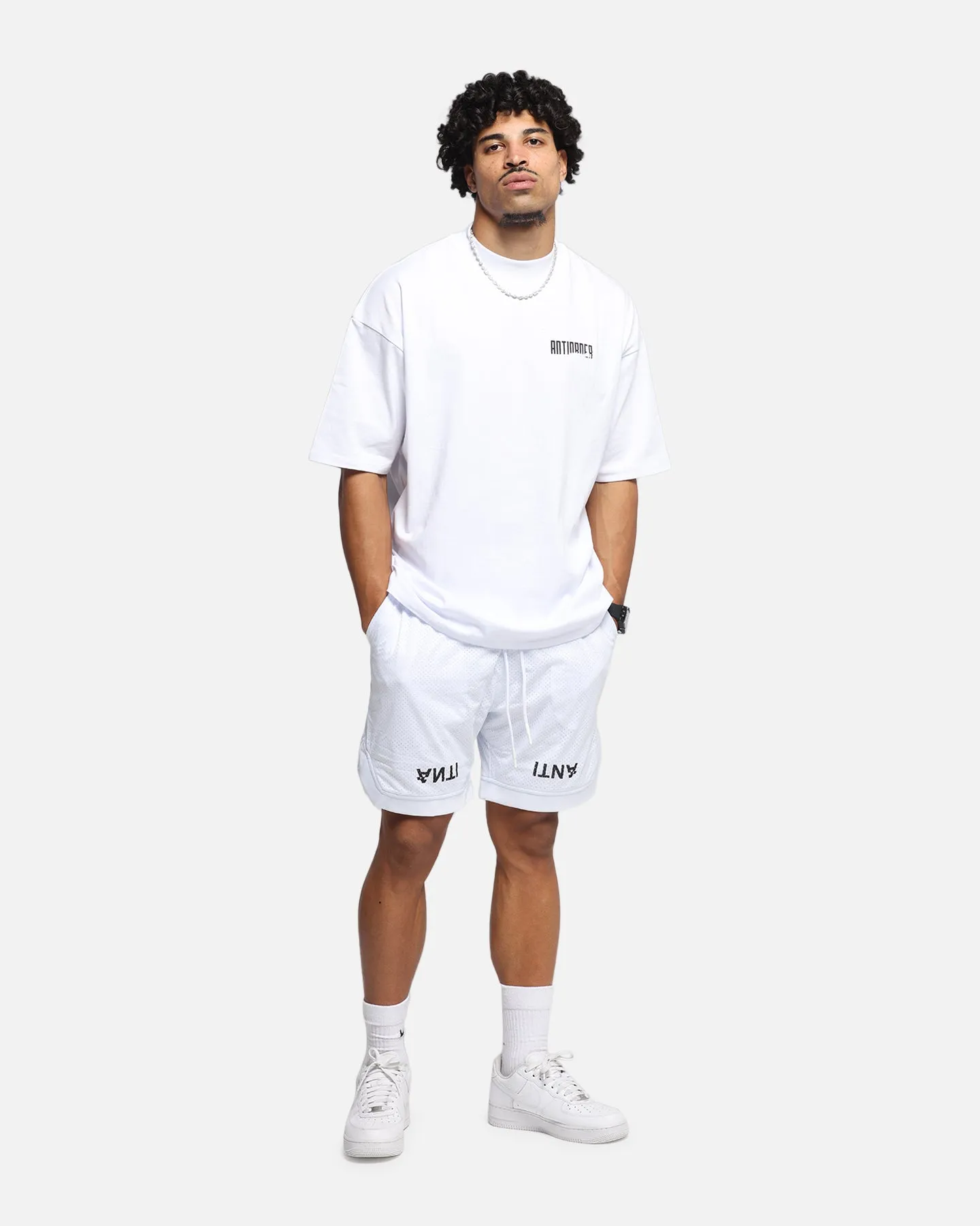 The Anti Order Post Season Basketball Shorts White/Black sold by Culture Kings product image thumbnail 2