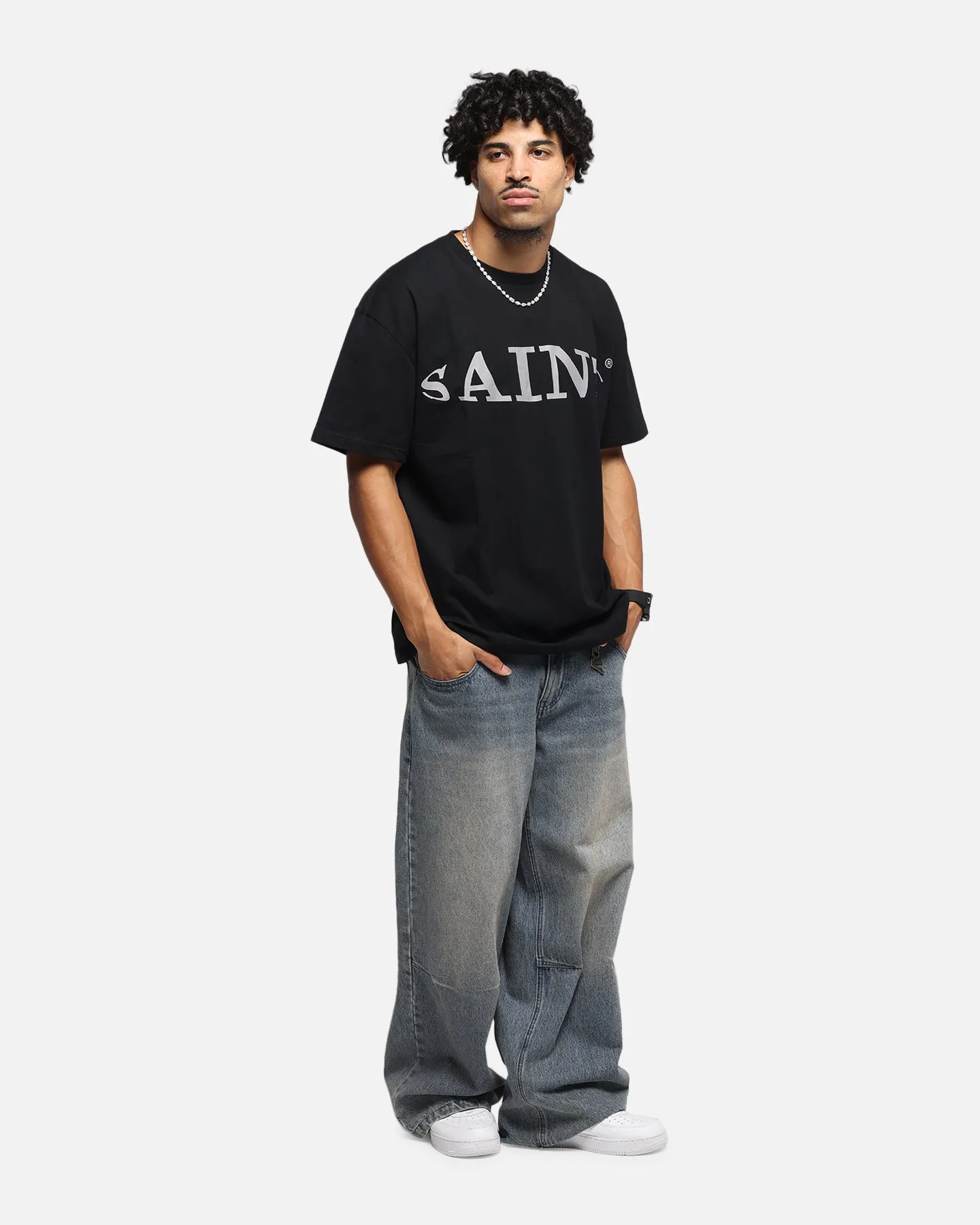 Saint Morta Vision Boxy T-Shirt Black sold by Culture Kings product image thumbnail 2