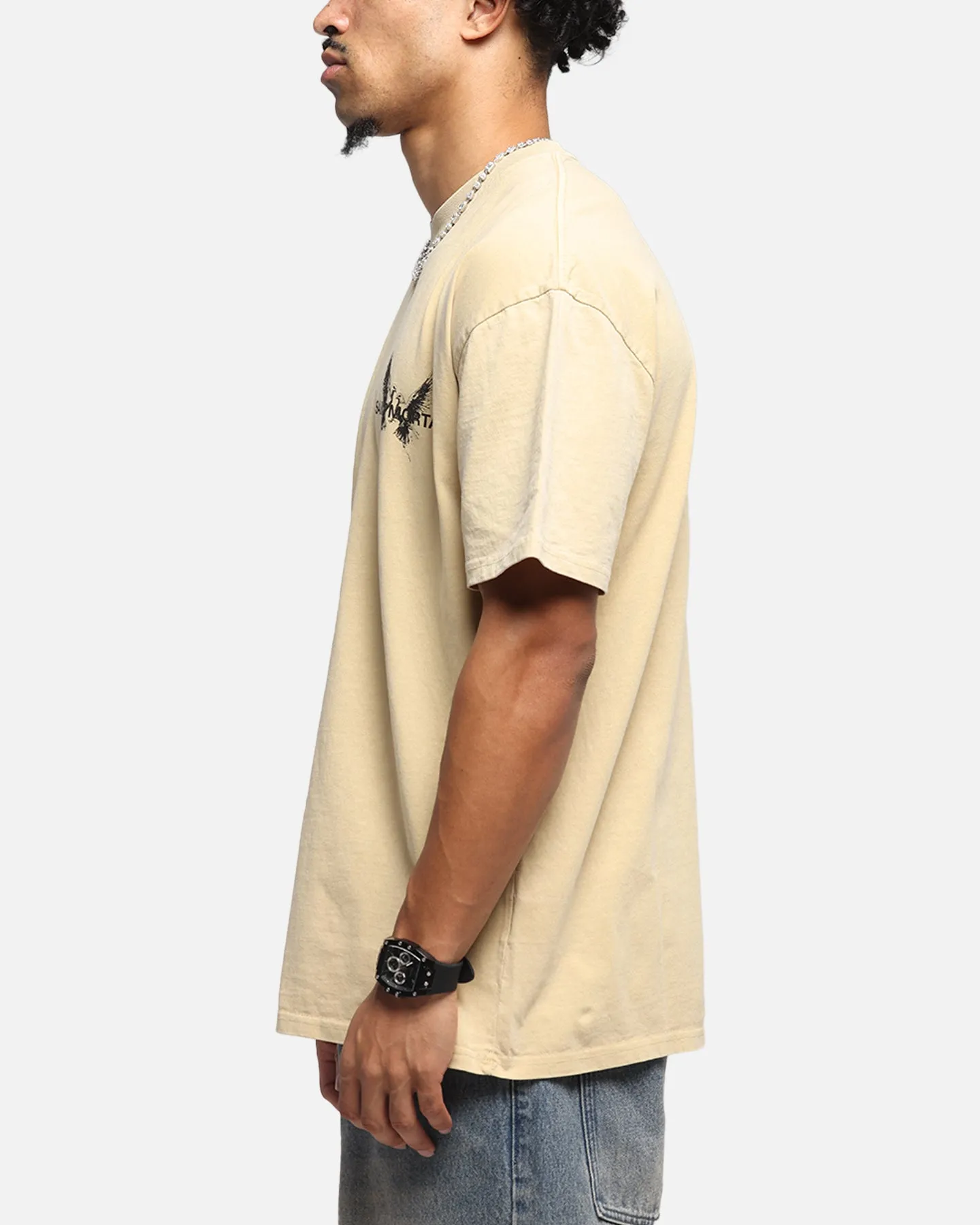 Saint Morta Black Doves Boxy T-Shirt Stone sold by Culture Kings product image thumbnail 4