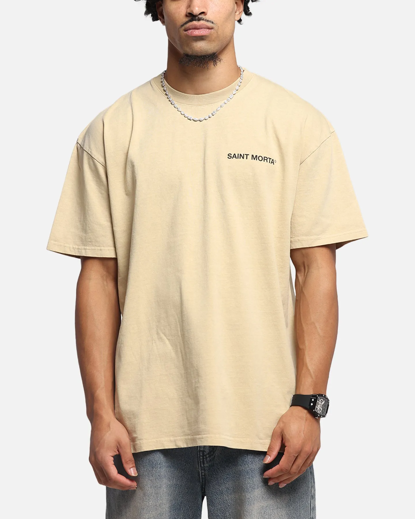 Saint Morta Awakening Boxy T-Shirt Stone sold by Culture Kings product image thumbnail 2