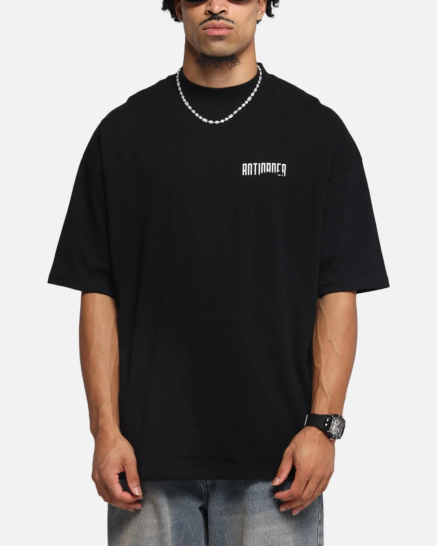 The Anti Order Ryuken Mock Neck T-Shirt Black sold by Culture Kings product image thumbnail 2