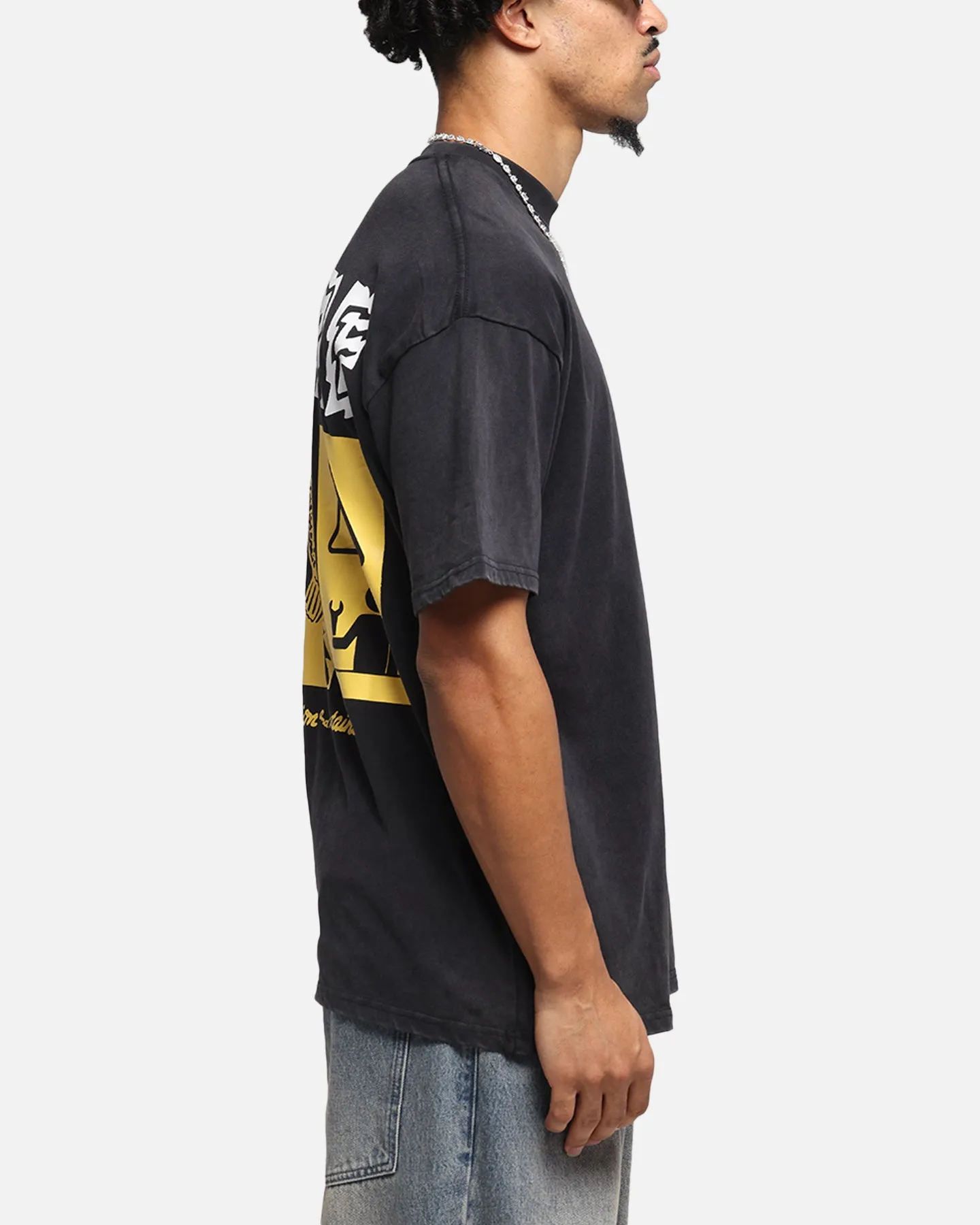 Carre Construction T-Shirt Black Acidwash sold by Culture Kings product image thumbnail 5