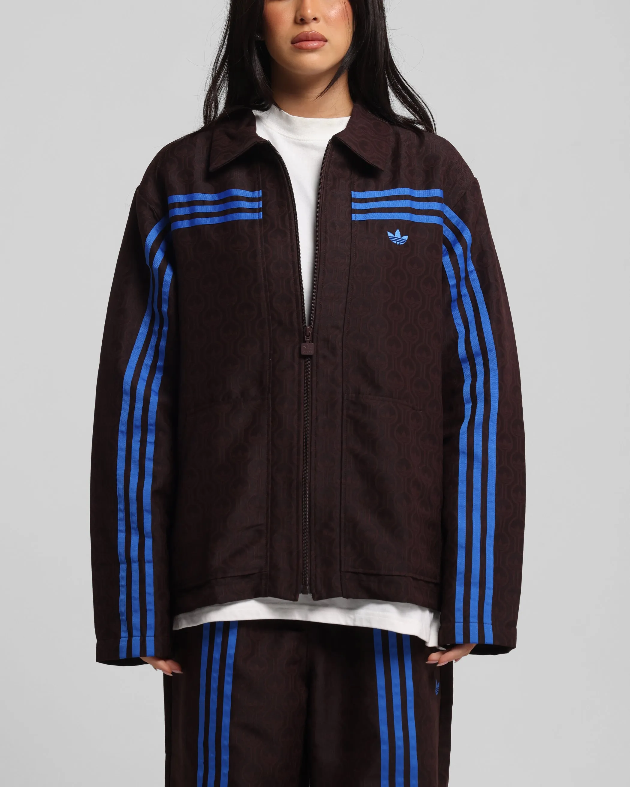 Adidas Originals 70's Club Jacket Brown sold by Culture Kings