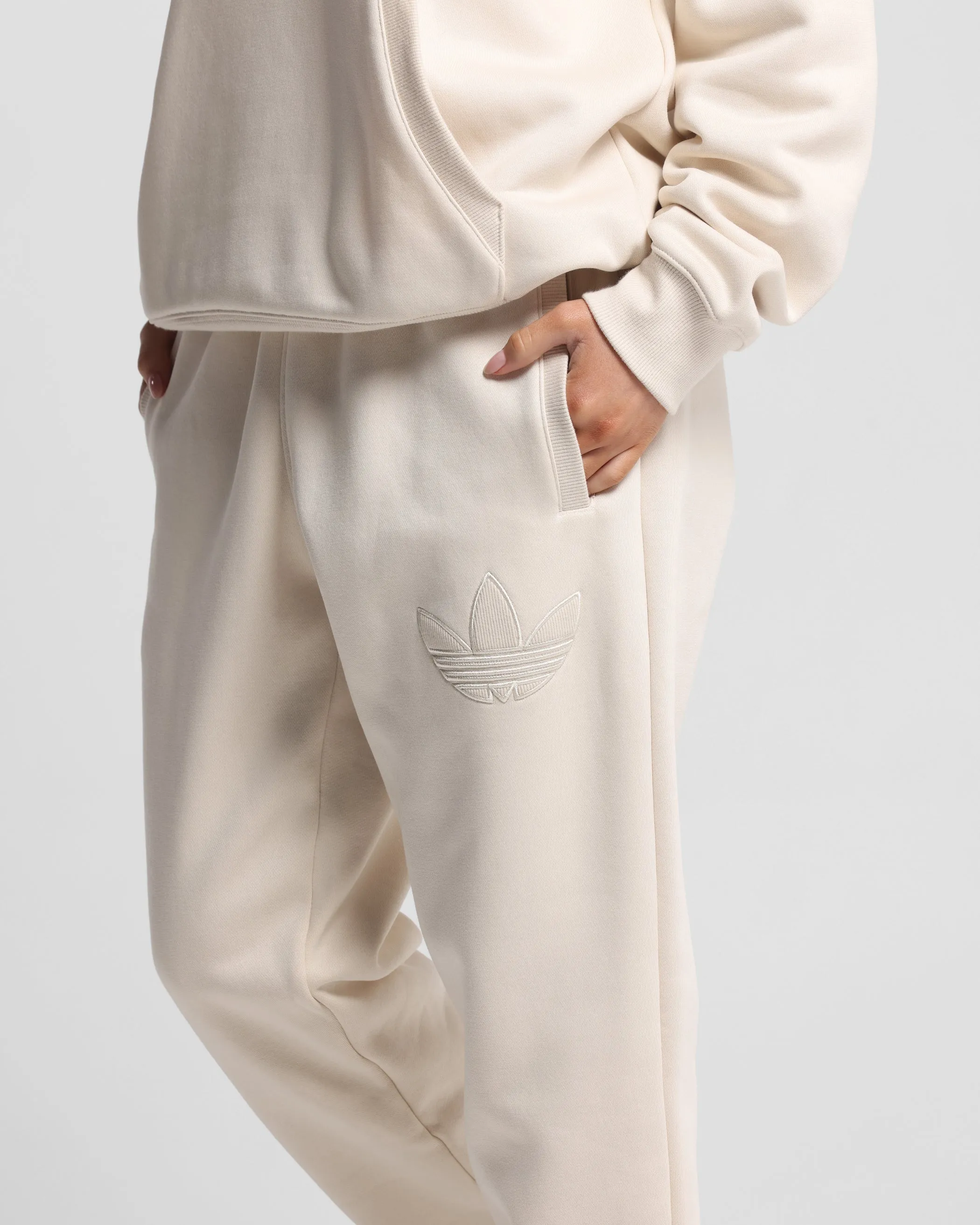 Adidas Originals 70's Fleece Joggers Wonder White sold by Culture Kings product image thumbnail 3