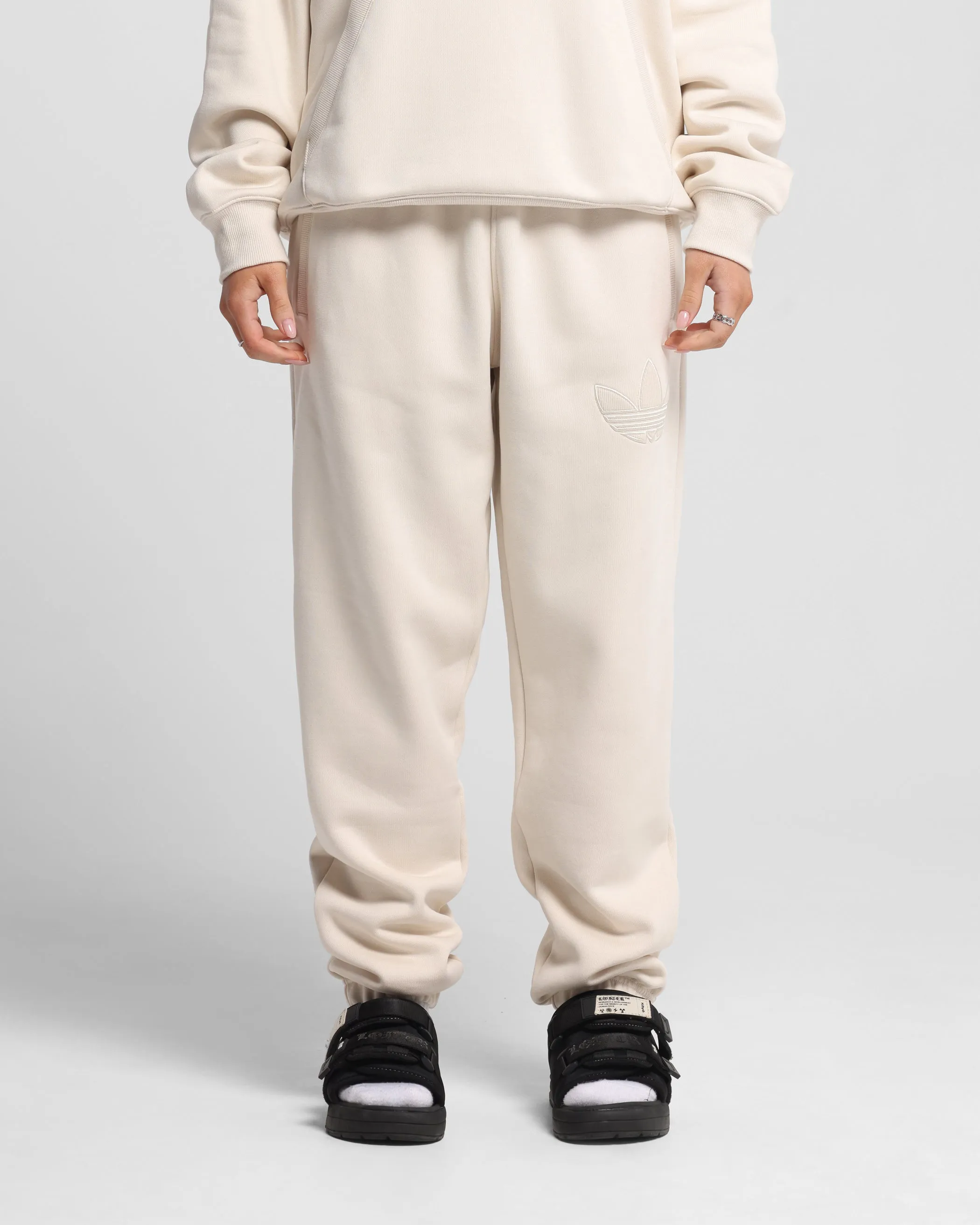 Adidas Originals 70's Fleece Joggers Wonder White sold by Culture Kings
