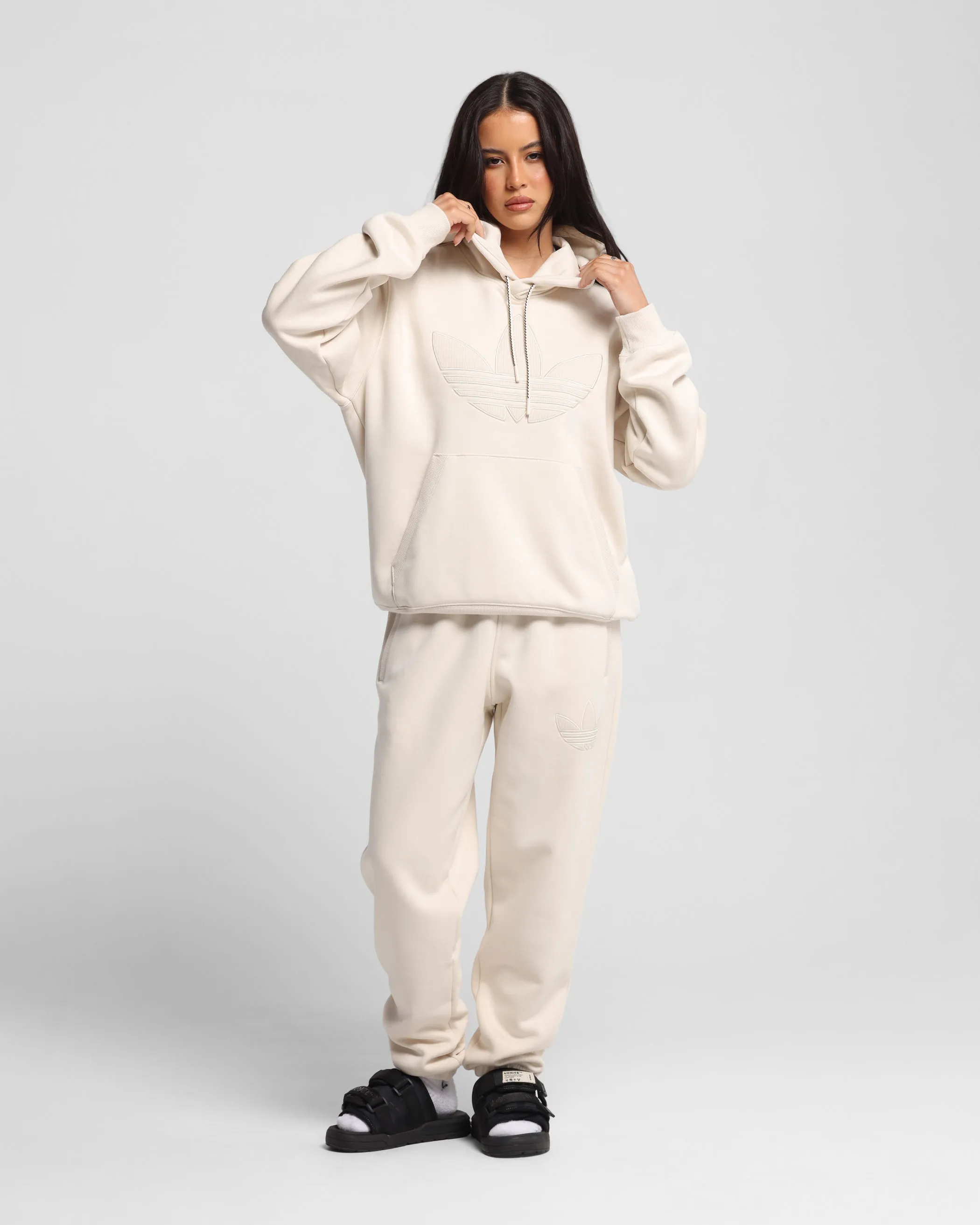 Adidas Originals 70's Hoodie Wonder White sold by Culture Kings product image thumbnail 2