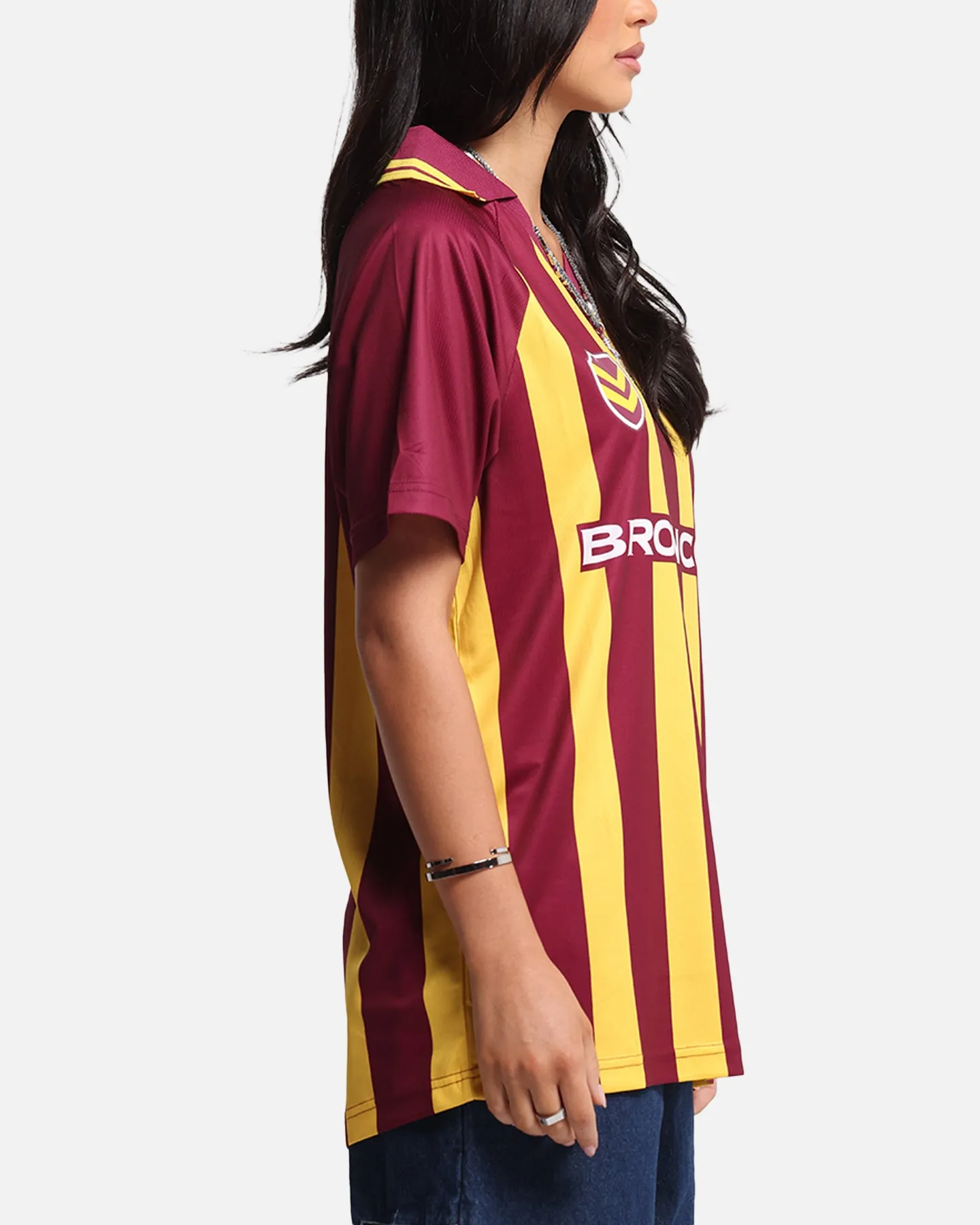 Bleacher Athletic Brisbane Broncos NRL 1908 Collared T-Shirt Official Team Colour sold by Culture Kings product image thumbnail 4