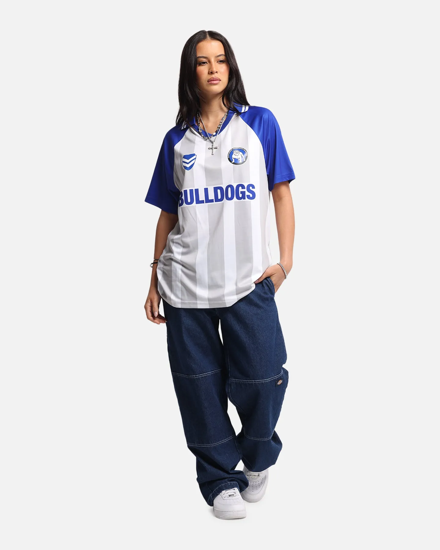 Bleacher Athletic Canterbury-Bankstown Bulldogs NRL 1908 Collared T-Shirt Official Team Colour sold by Culture Kings product image thumbnail 2