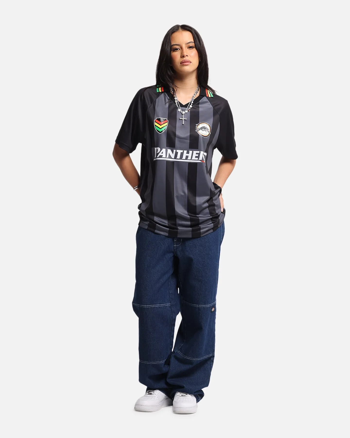 Bleacher Athletic Penrith Panthers NRL 1908 Collared T-Shirt Official Team Colour sold by Culture Kings product image thumbnail 2