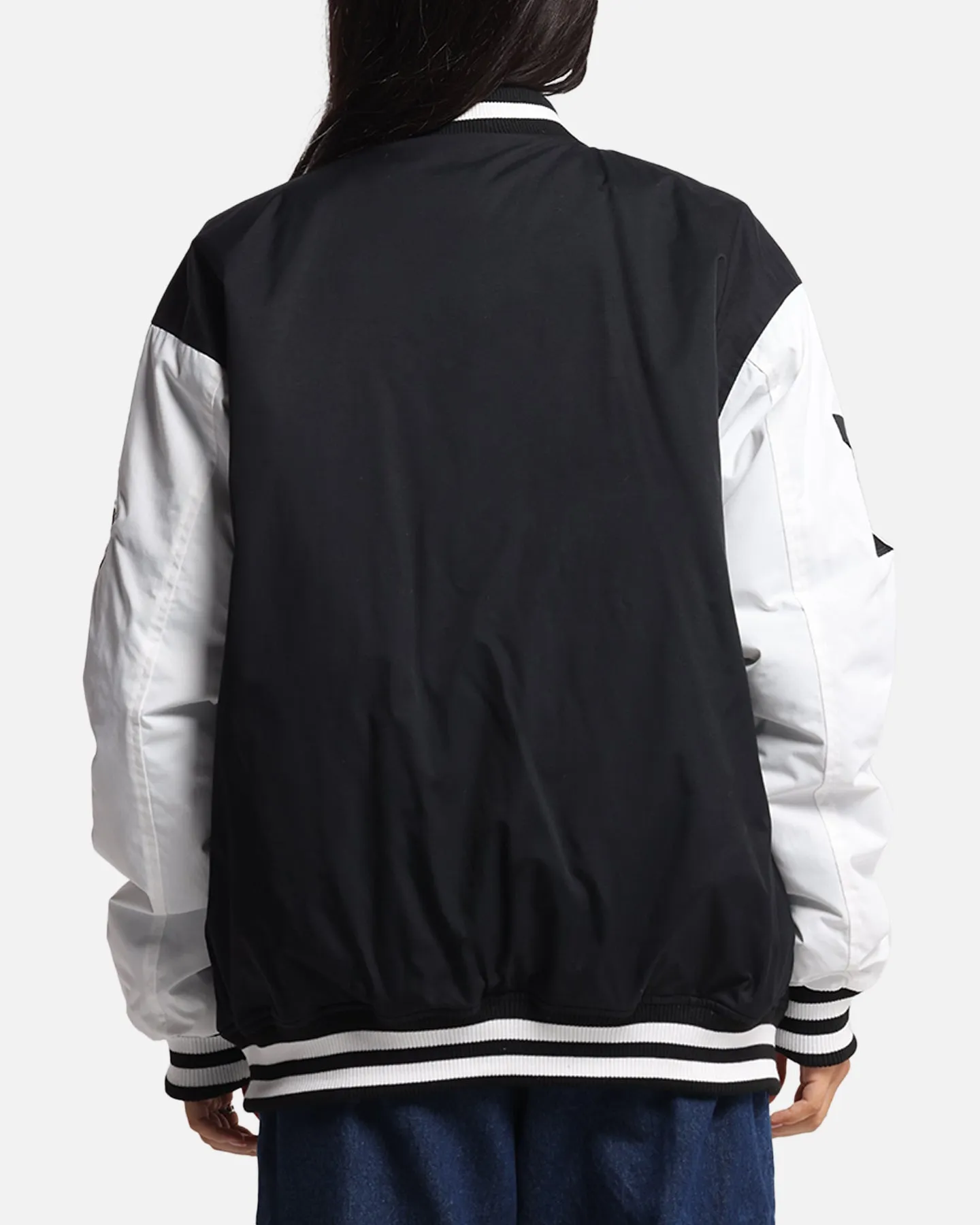 Bleacher Athletic Penrith Panthers NRL 1908 Baseball Varsity Jacket Official Team Colour sold by Culture Kings product image thumbnail 3