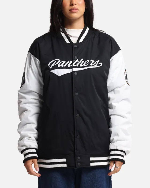 Bleacher Athletic Penrith Panthers NRL 1908 Baseball Varsity Jacket Official Team Colour sold by Culture Kings