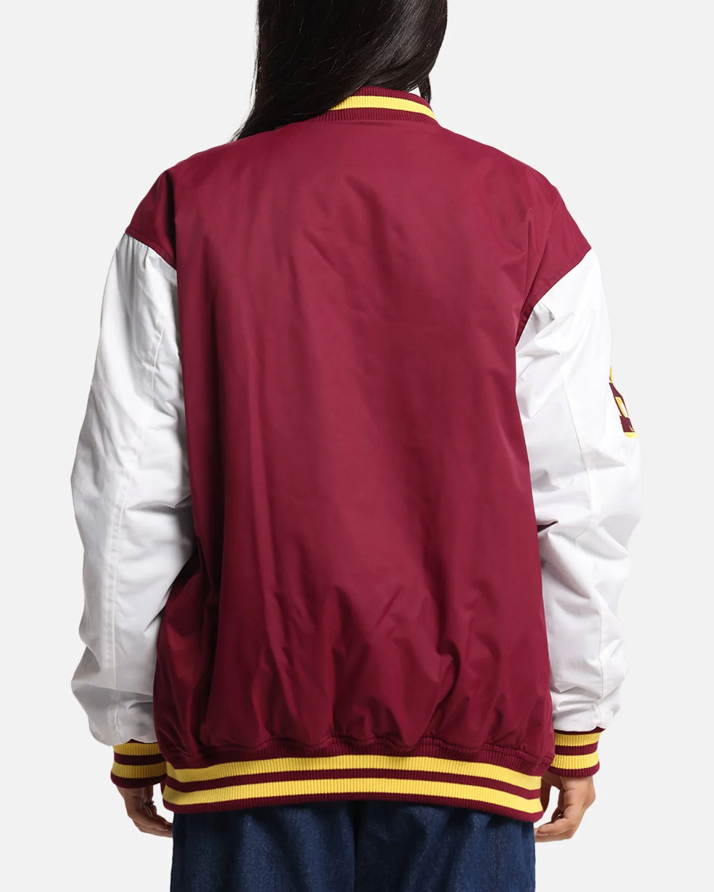 Bleacher Athletic Brisbane Broncos NRL 1908 Baseball Varsity Jacket Official Team Colour sold by Culture Kings product image thumbnail 3
