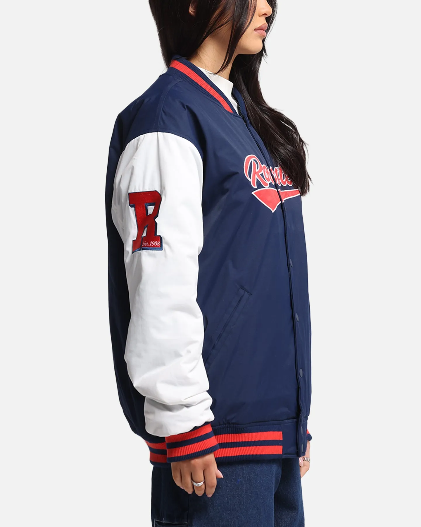 Bleacher Athletic Sydney Roosters NRL 1908 Baseball Varsity Jacket Official Team Colour sold by Culture Kings product image thumbnail 4