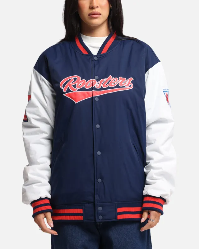 Bleacher Athletic Sydney Roosters NRL 1908 Baseball Varsity Jacket Official Team Colour sold by Culture Kings