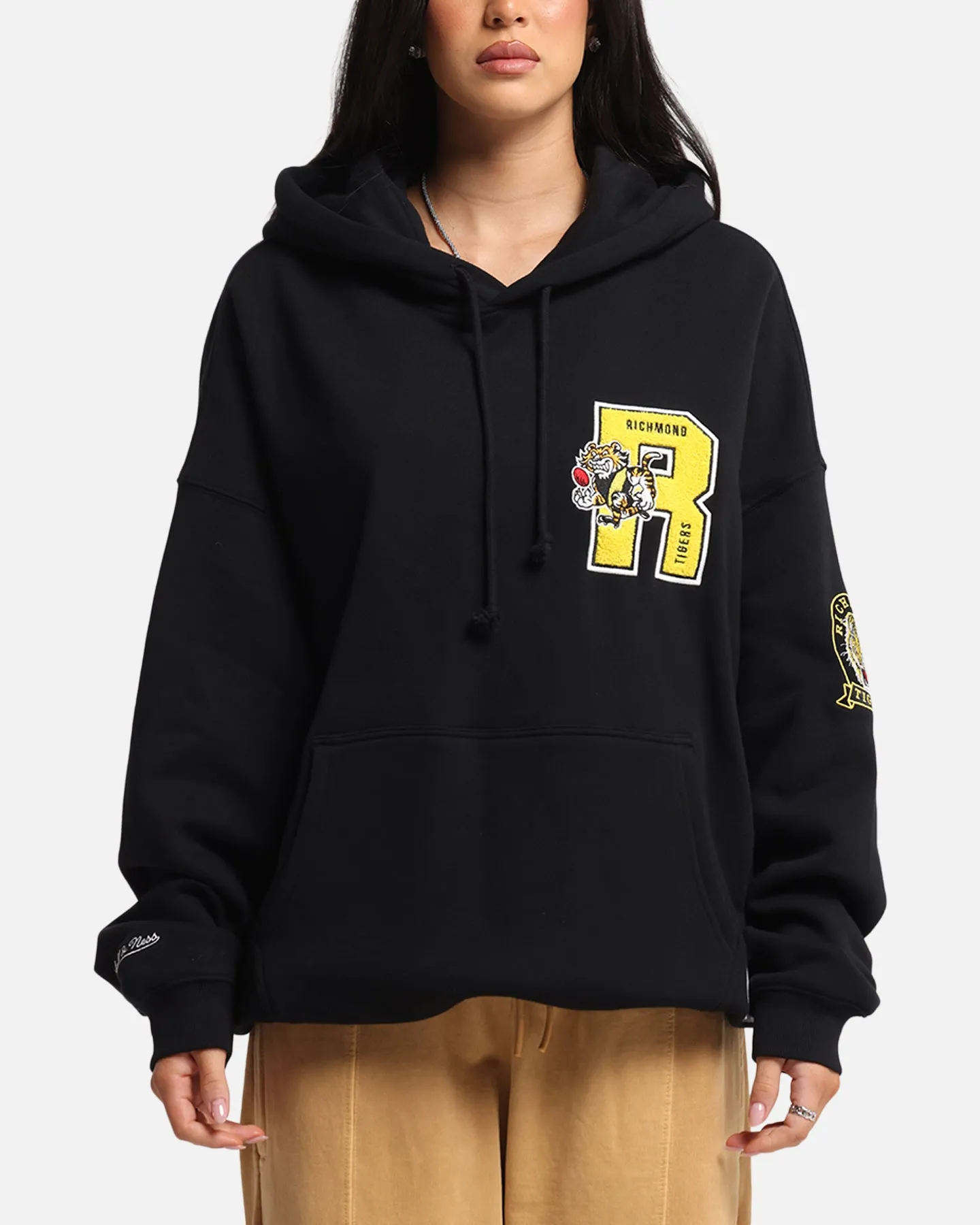Mitchell & Ness Richmond Tigers Team Hoodie Solid Black sold by Culture Kings product image thumbnail 2