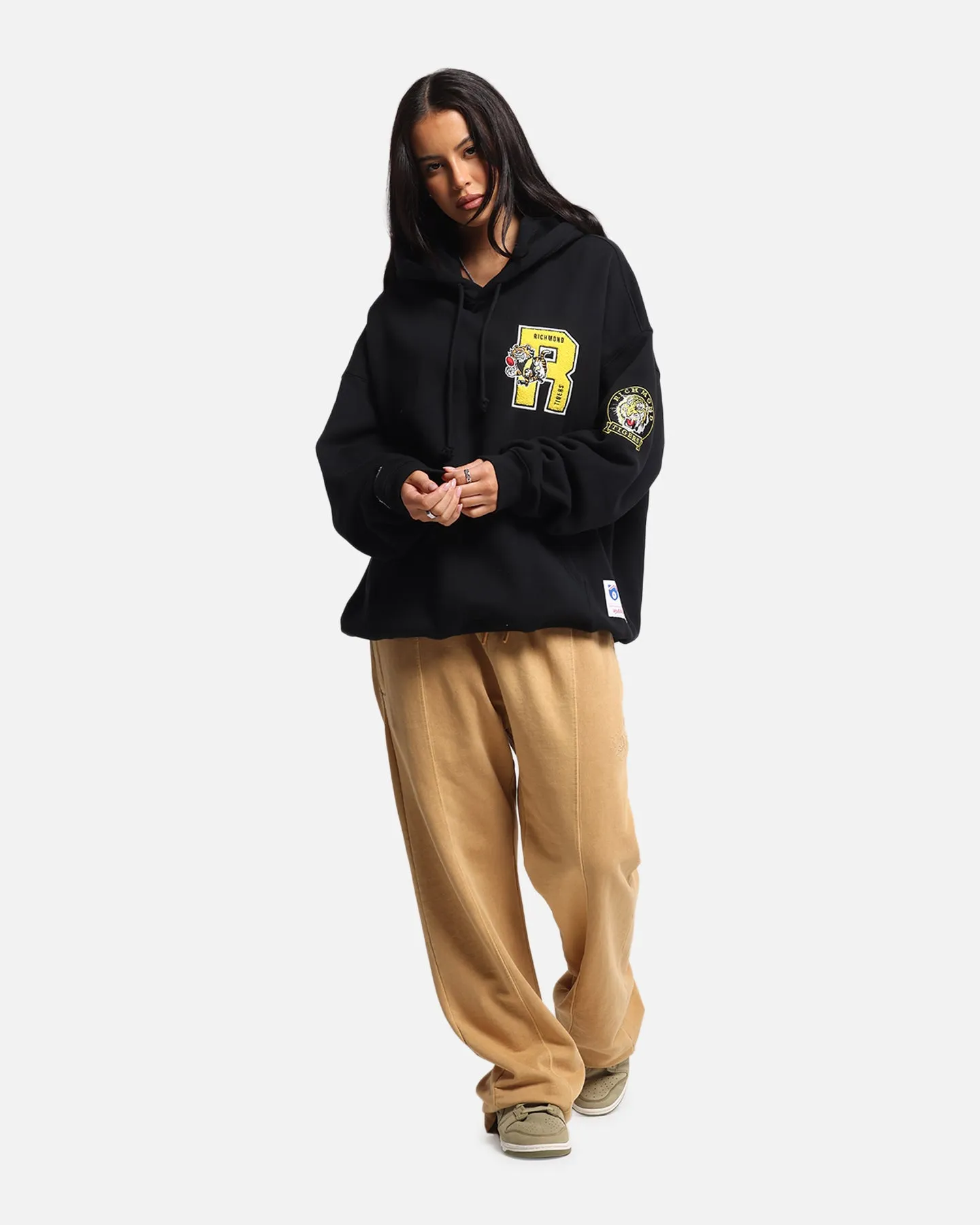 Mitchell & Ness Richmond Tigers Team Hoodie Solid Black sold by Culture Kings product image thumbnail 4