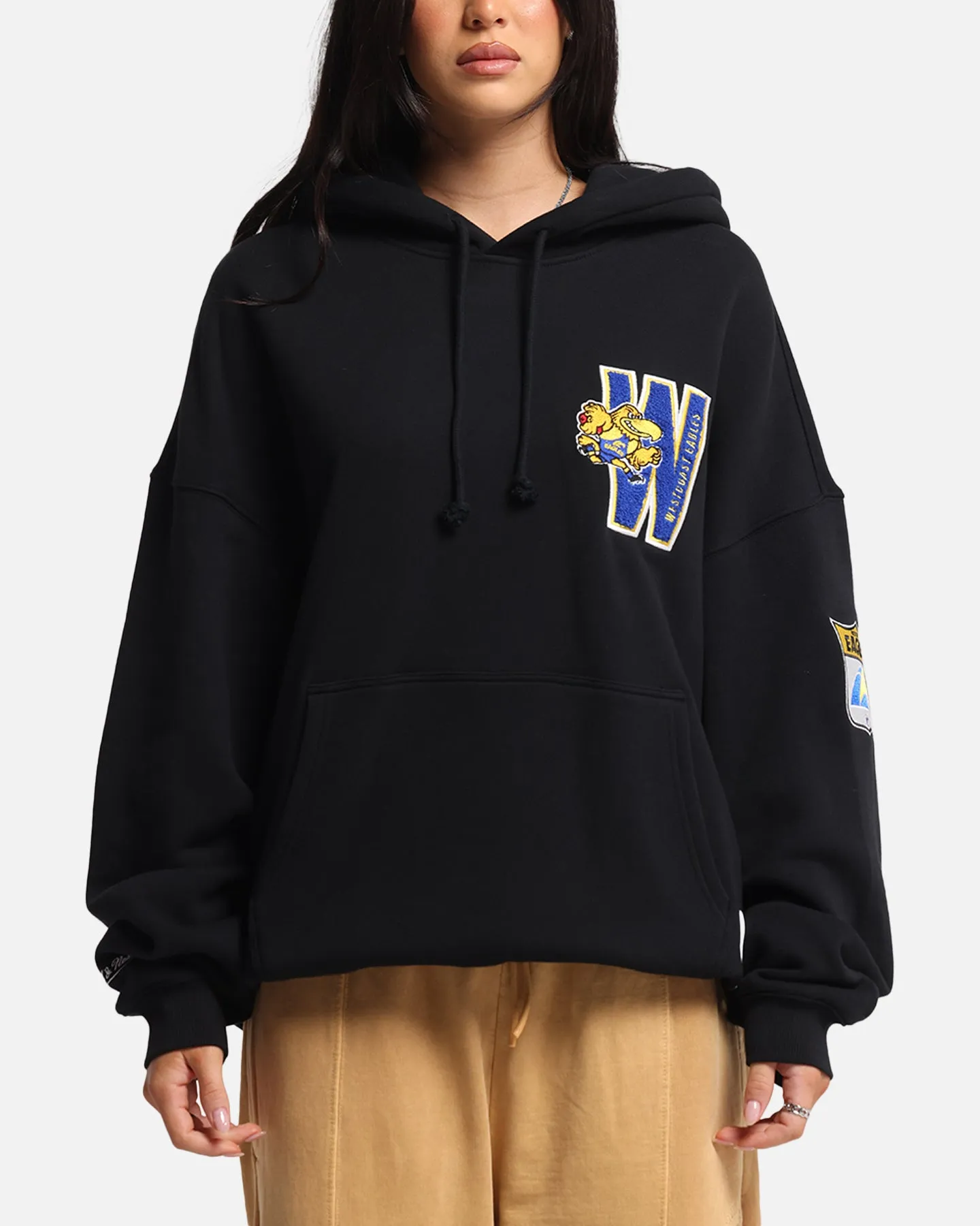 Mitchell & Ness West Coast Eagles Team Hoodie Solid Black sold by Culture Kings product image thumbnail 2