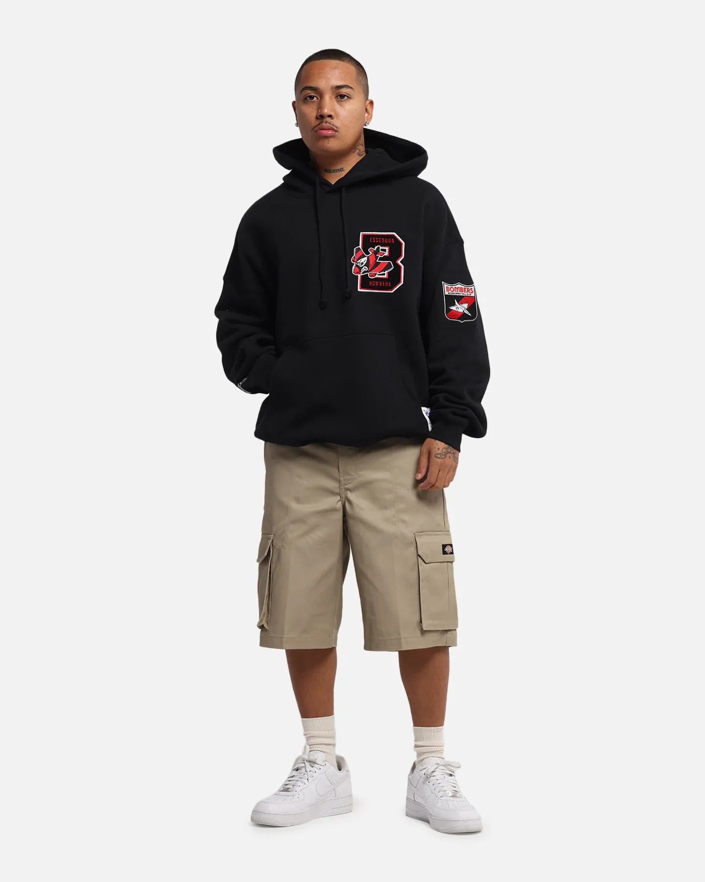 Mitchell & Ness Essendon Bombers Team Hoodie Solid Black sold by Culture Kings product image thumbnail 4