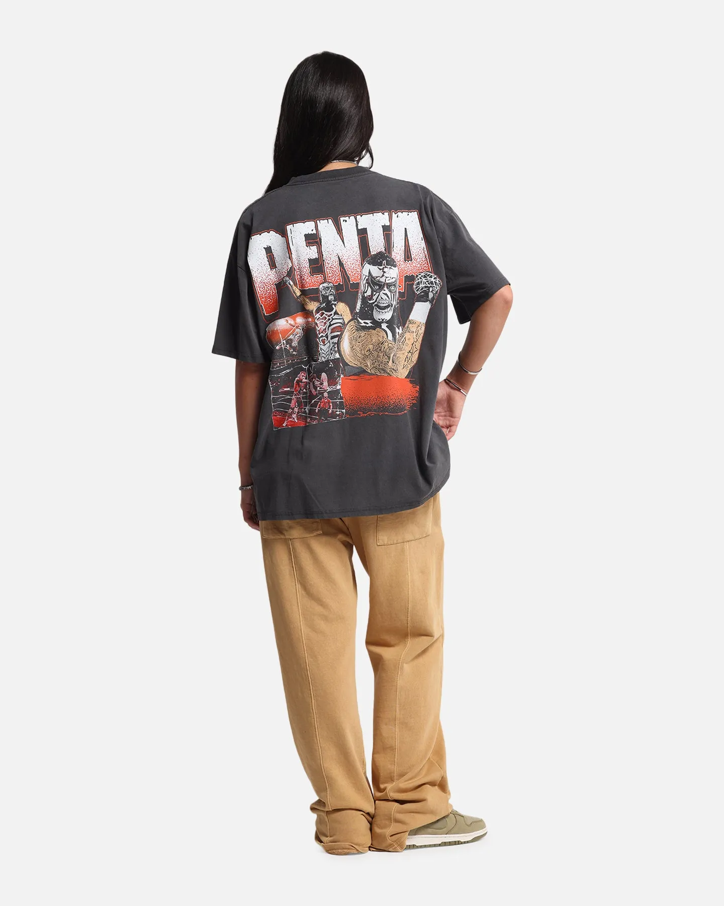 Culture Kings X WWE Penta Wrestlemania XLI Heavy T-Shirt Black Wash sold by Culture Kings product image thumbnail 4