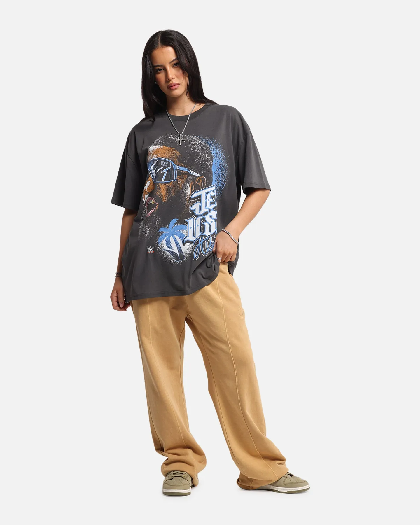 Culture Kings X WWE Jey Uso Wrestlemania XLI Heavy T-Shirt Black Wash sold by Culture Kings product image thumbnail 3