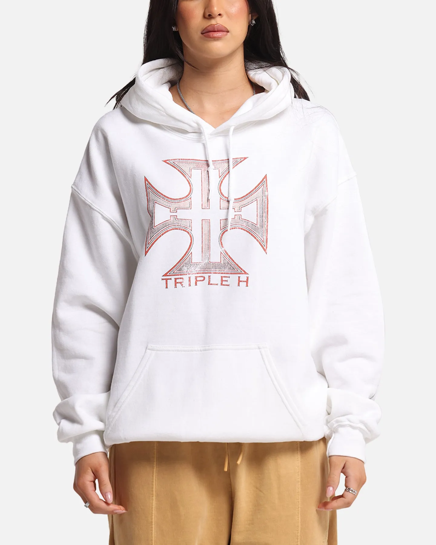 Culture Kings X WWE Triple H Wrestlemania XLI Premium Hoodie White sold by Culture Kings product image thumbnail 2