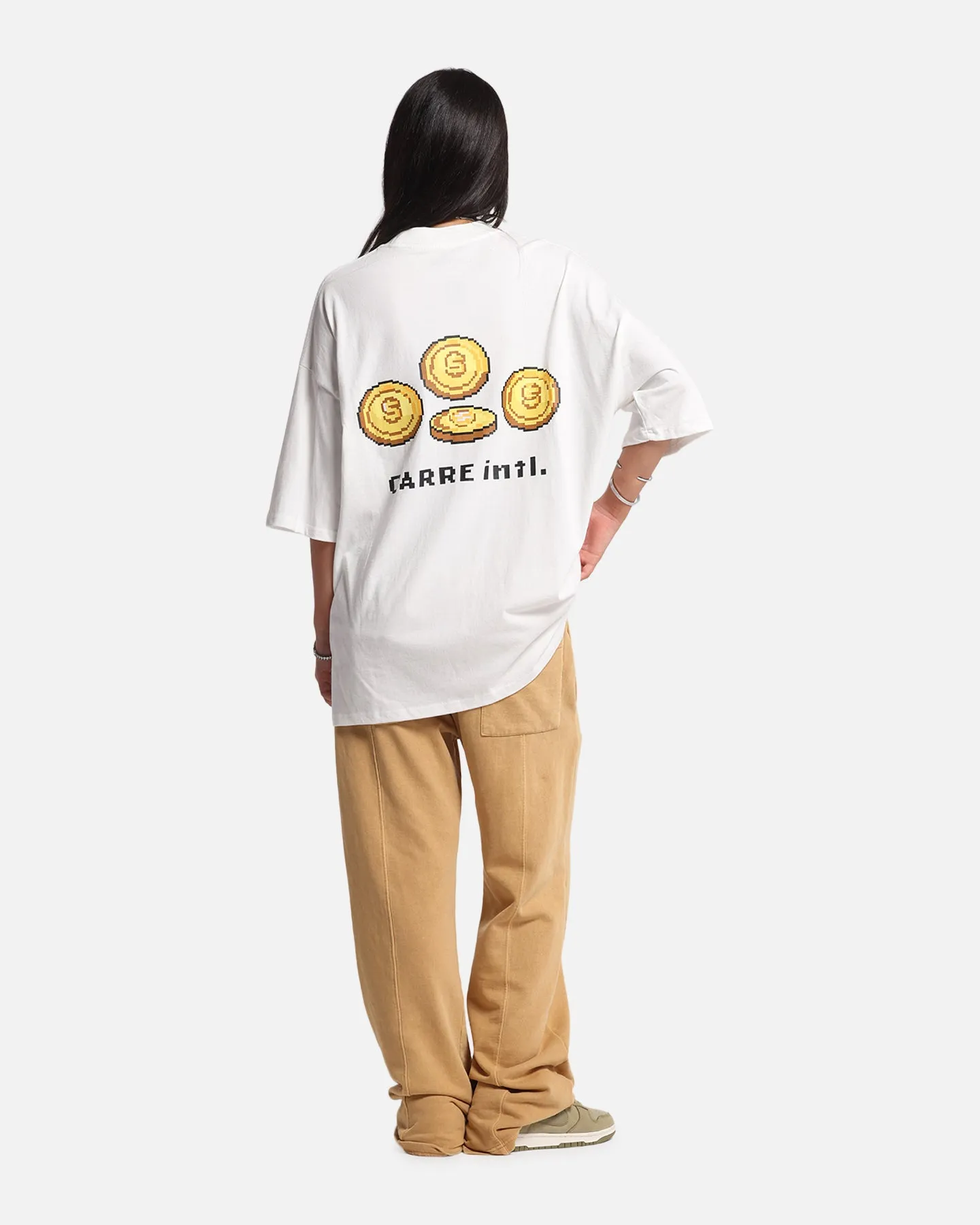 Carre Level Up Mock Neck T-Shirt Off White sold by Culture Kings product image thumbnail 3