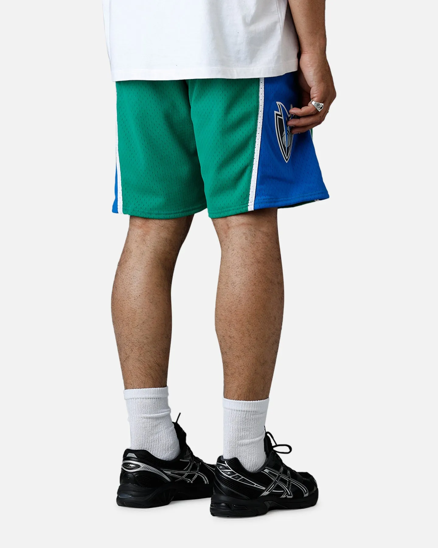 Mitchell & Ness Dallas Mavericks 2004 Swingman Shorts Green/Blue sold by Culture Kings product image thumbnail 3