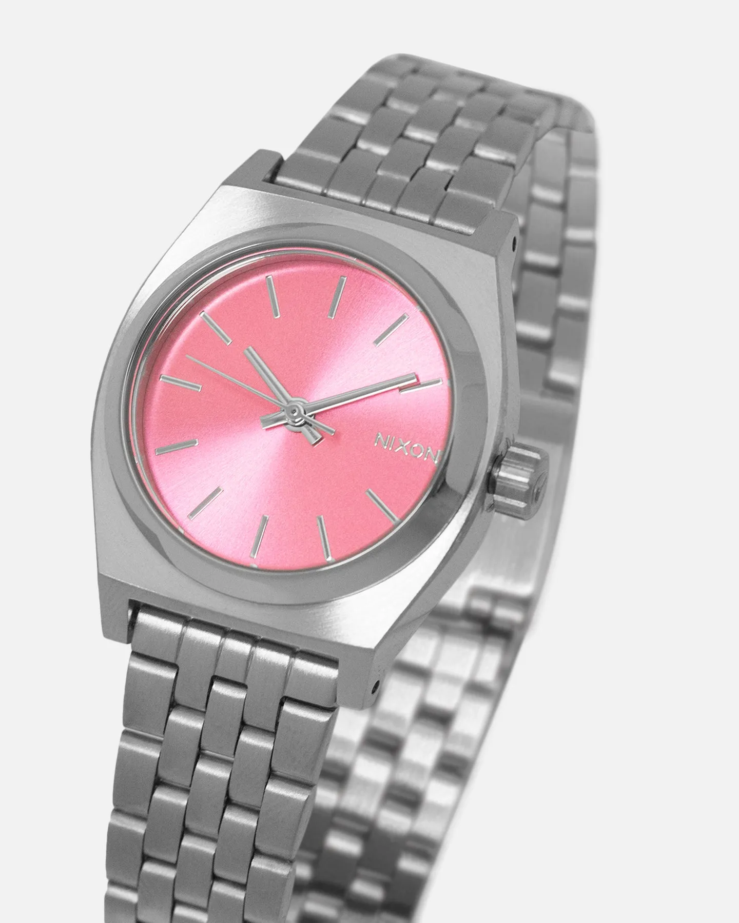 Nixon Women's Small Time Teller Silver/Pink sold by Culture Kings product image thumbnail 3