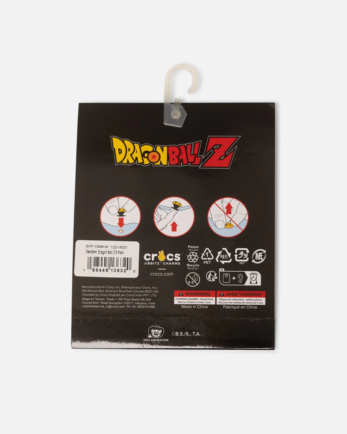 Crocs Dragon Ball Z Jibbitz™ Charms 5 Pack Multi sold by Culture Kings product image thumbnail 3