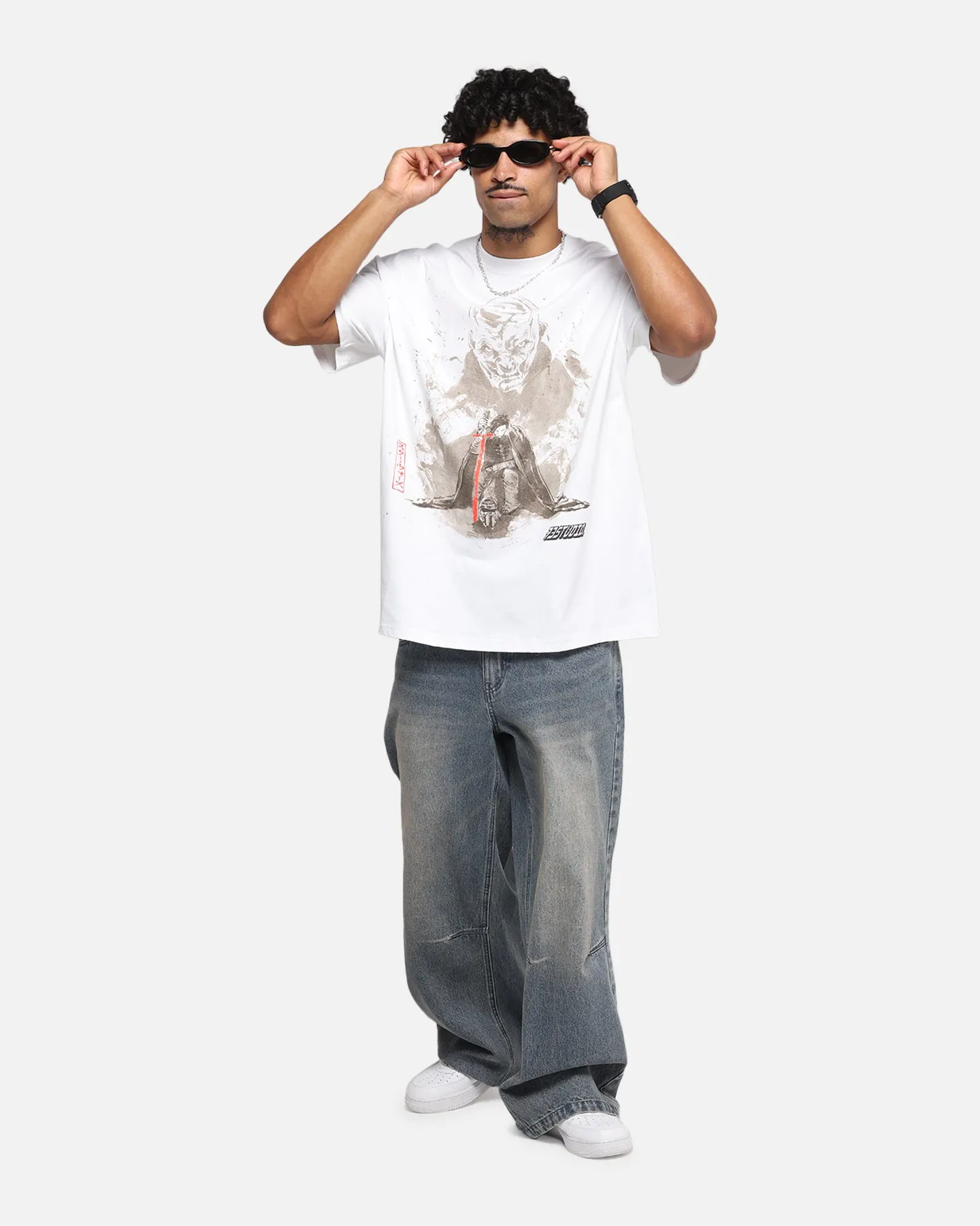 73Studio Star Wars Takumi Last Jedi Vintage T-Shirt White sold by Culture Kings product image thumbnail 3