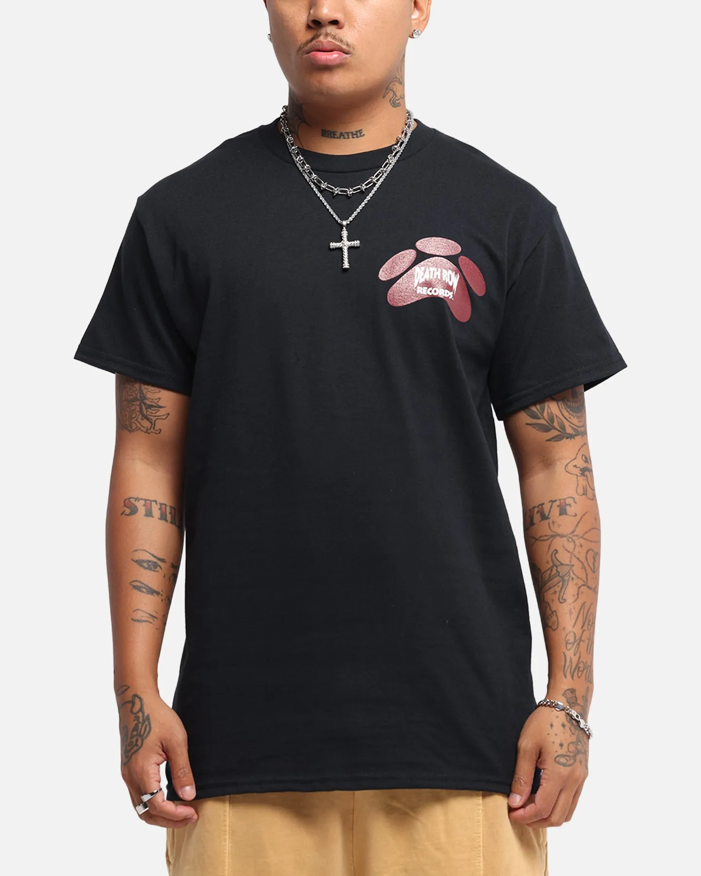 Deathrow Records Doberman Bandana T-Shirt Black sold by Culture Kings product image thumbnail 2