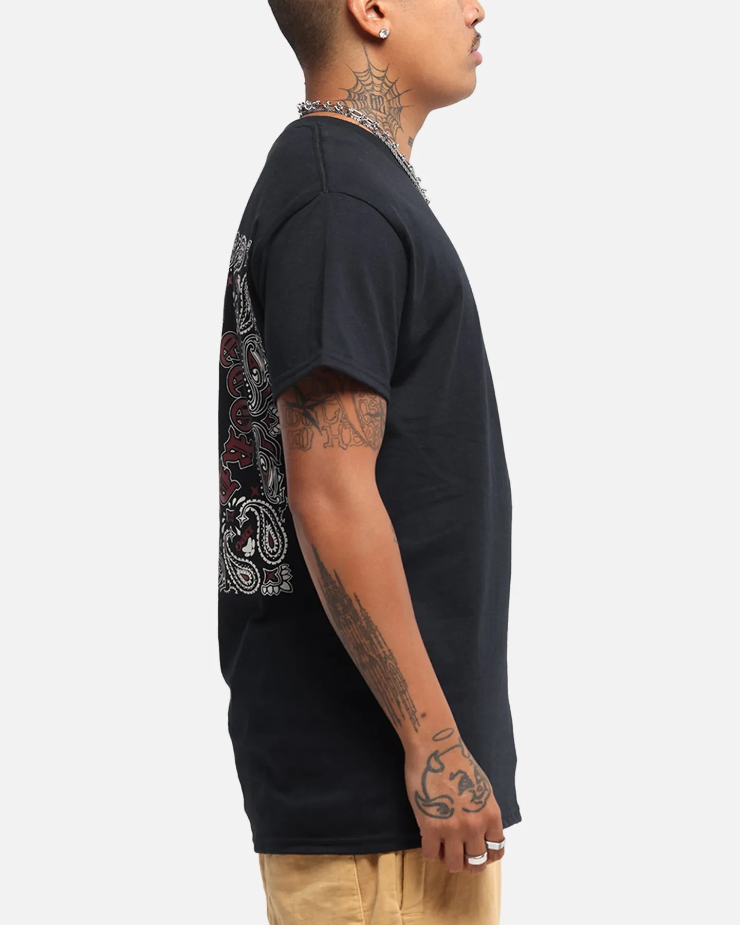 Deathrow Records Doberman Bandana T-Shirt Black sold by Culture Kings product image thumbnail 5