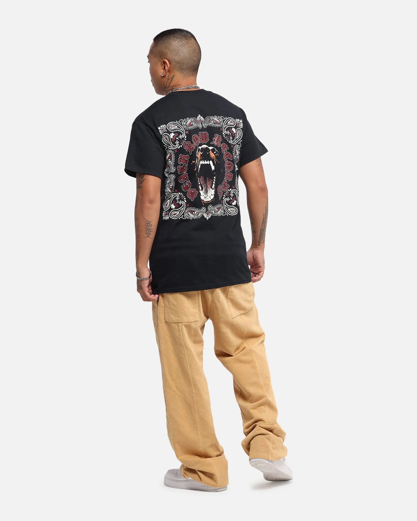 Deathrow Records Doberman Bandana T-Shirt Black sold by Culture Kings product image thumbnail 4