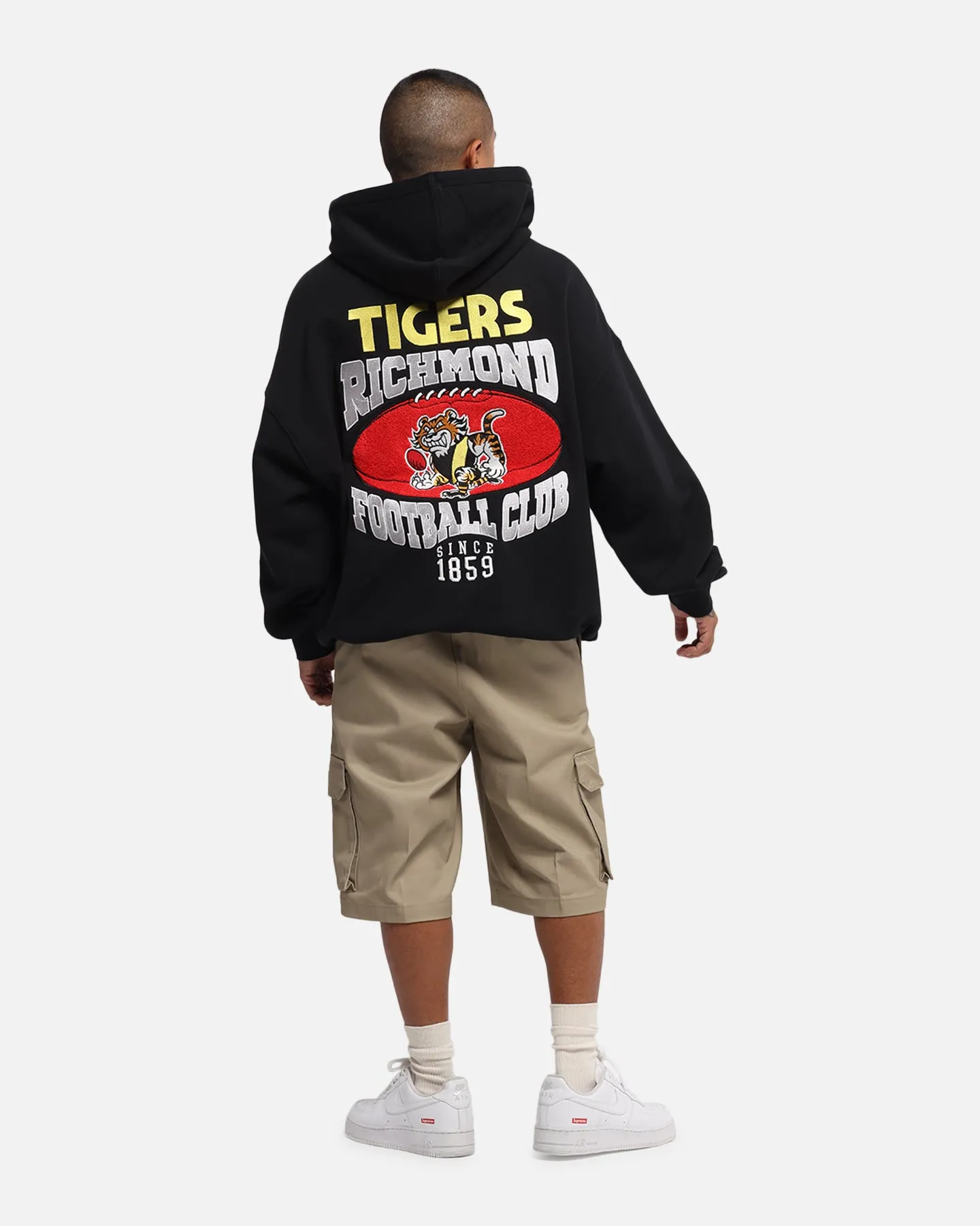 Mitchell & Ness Richmond Tigers Team Hoodie Solid Black sold by Culture Kings product image thumbnail 3