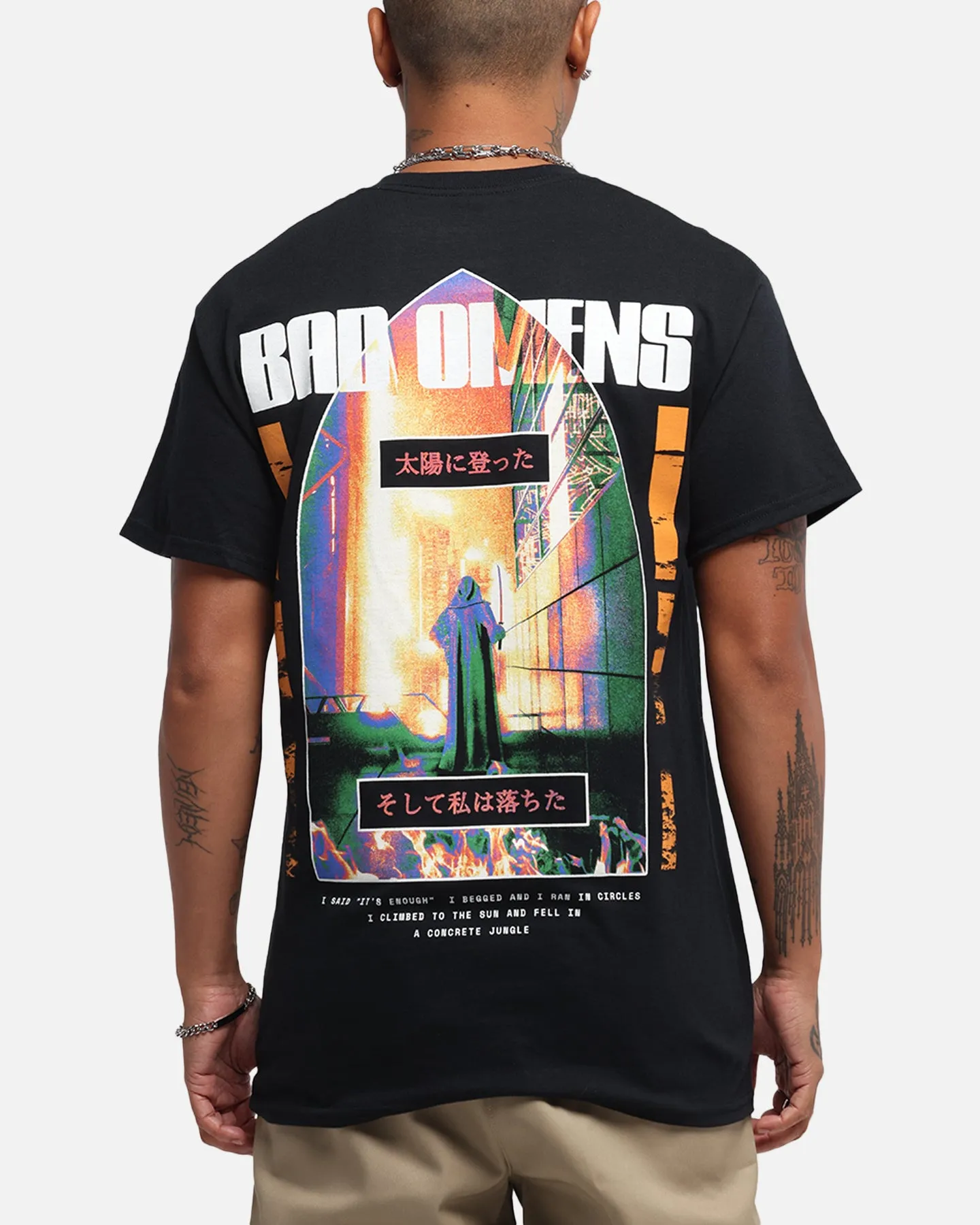 Bad Omens Concrete Jungle T-Shirt Black sold by Culture Kings