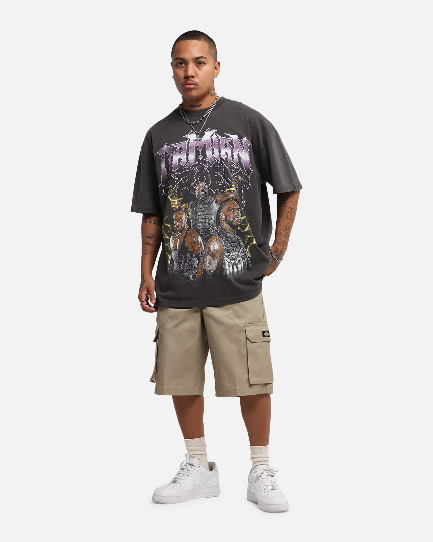 Culture Kings X WWE Damian Priest Wrestlemania XLI Heavy T-Shirt Black Wash sold by Culture Kings product image thumbnail 3