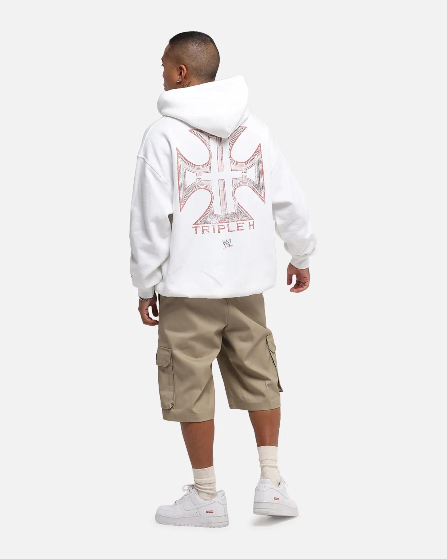 Culture Kings X WWE Triple H Wrestlemania XLI Premium Hoodie White sold by Culture Kings product image thumbnail 3